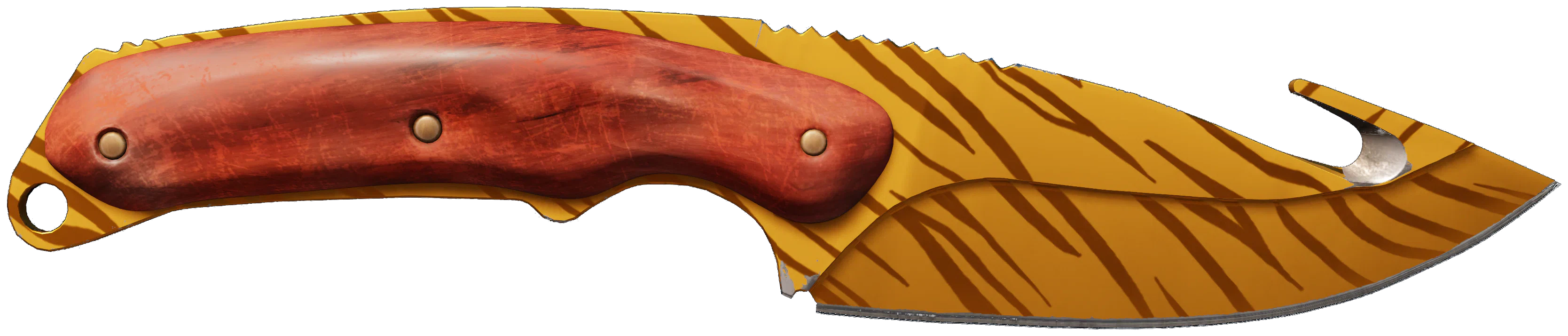 ★ Gut Knife | Tiger Tooth CS2 skin — open high-resolution image