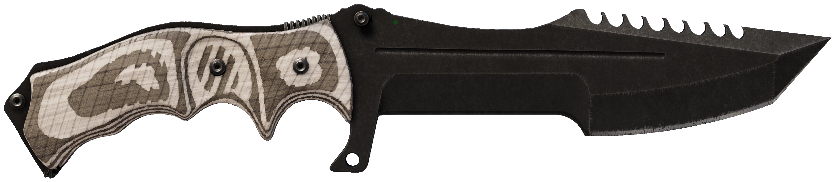 ★ Huntsman Knife | Black Laminate CS2 skin — open high-resolution image