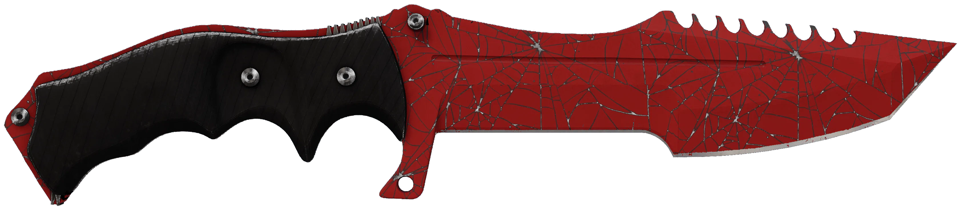 ★ Huntsman Knife | Crimson Web CS2 skin — open high-resolution image