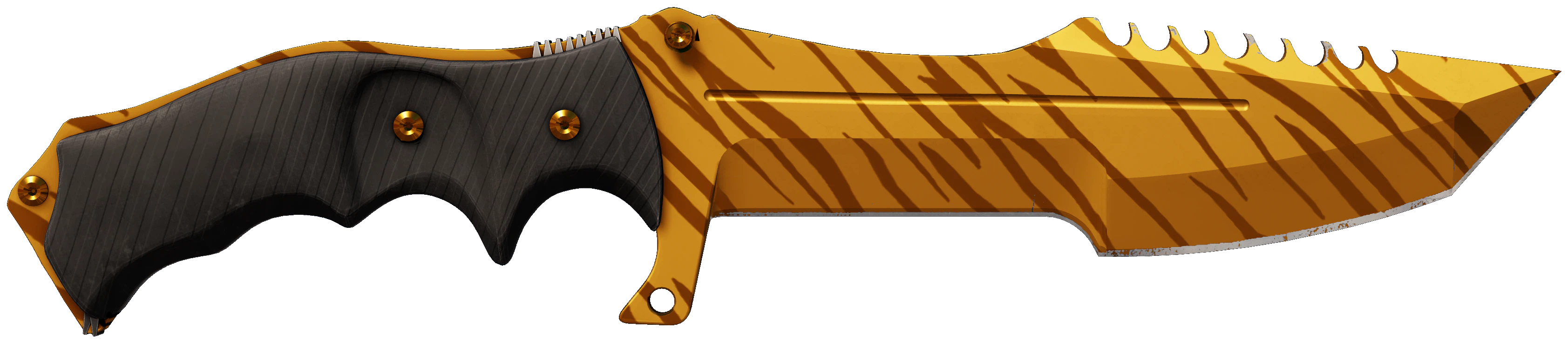 ★ Huntsman Knife | Tiger Tooth CS2 skin — open high-resolution image