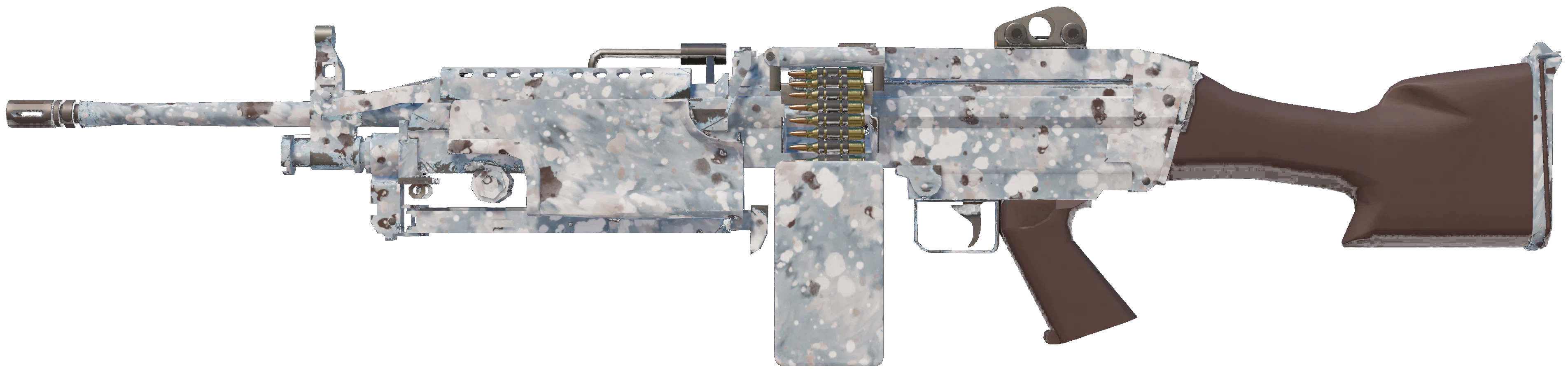 M249 | Blizzard Marbleized CS2 skin — open high-resolution image