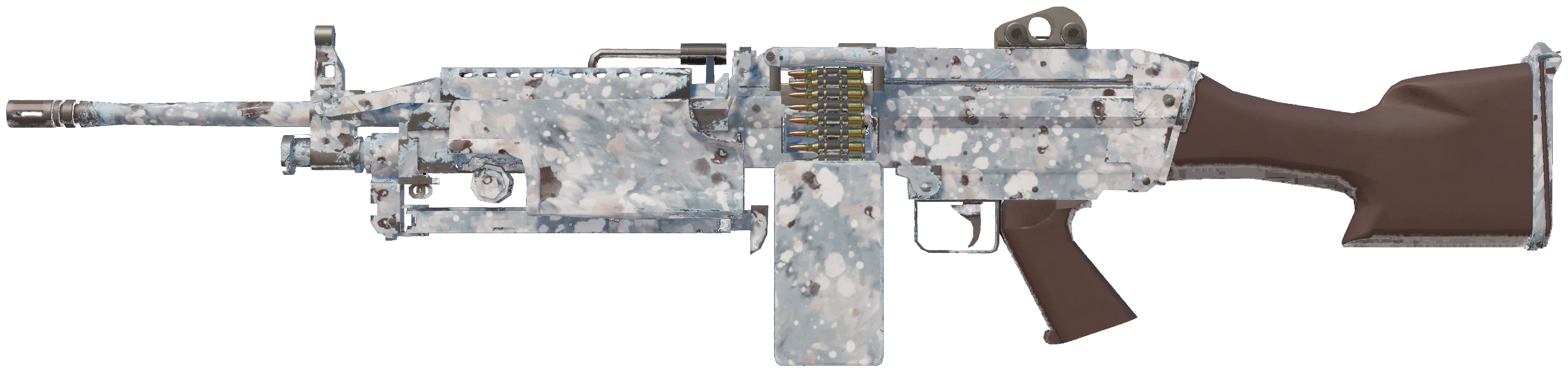 M249 | Blizzard Marbleized representative Minimal Wear wear preview