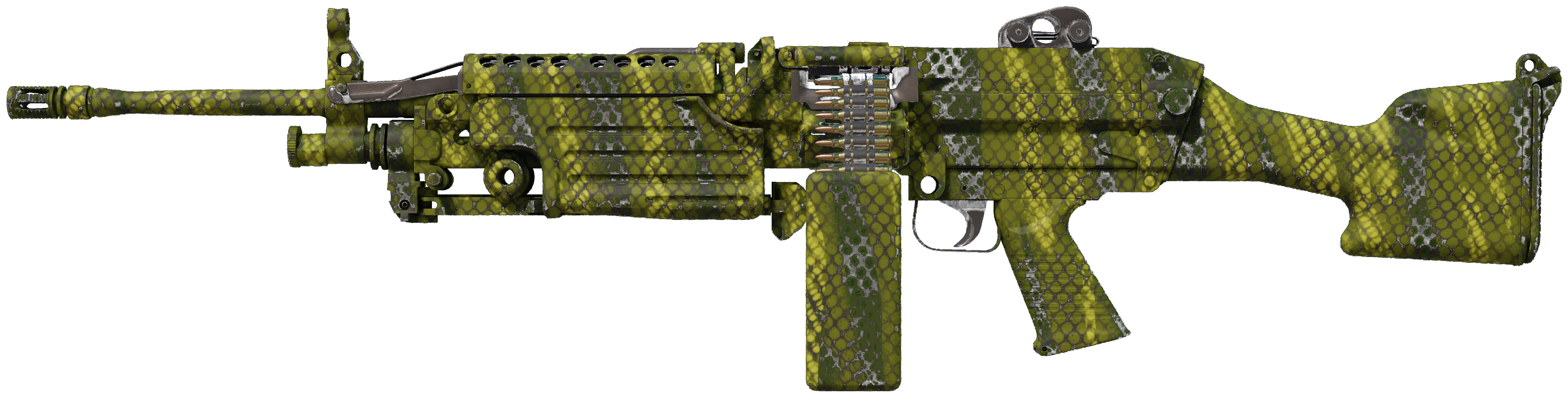 M249 | Gator Mesh CS2 skin — open high-resolution image
