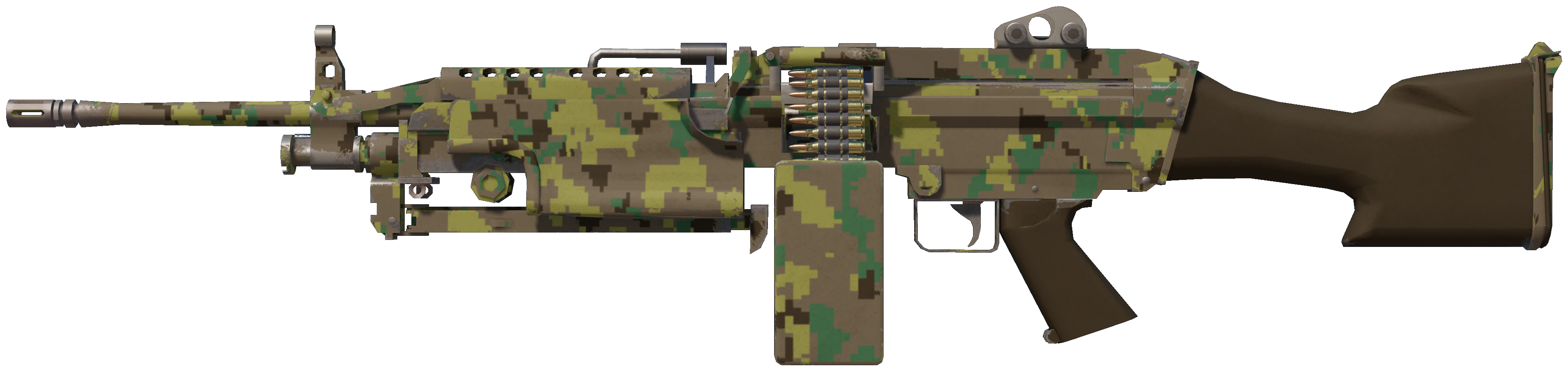 M249 | Jungle DDPAT representative Minimal Wear wear preview