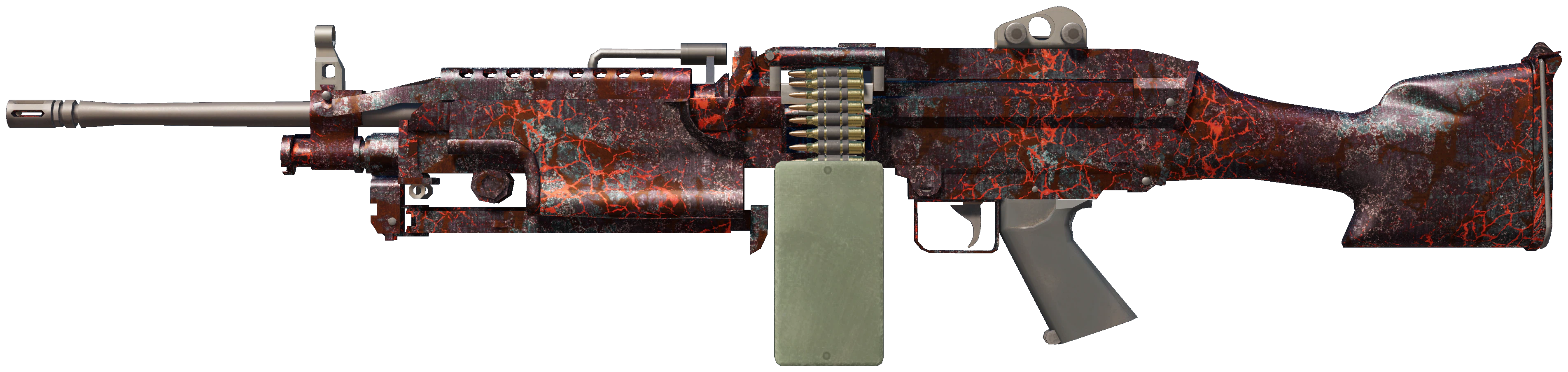 M249 | Magma CS2 skin — open high-resolution image