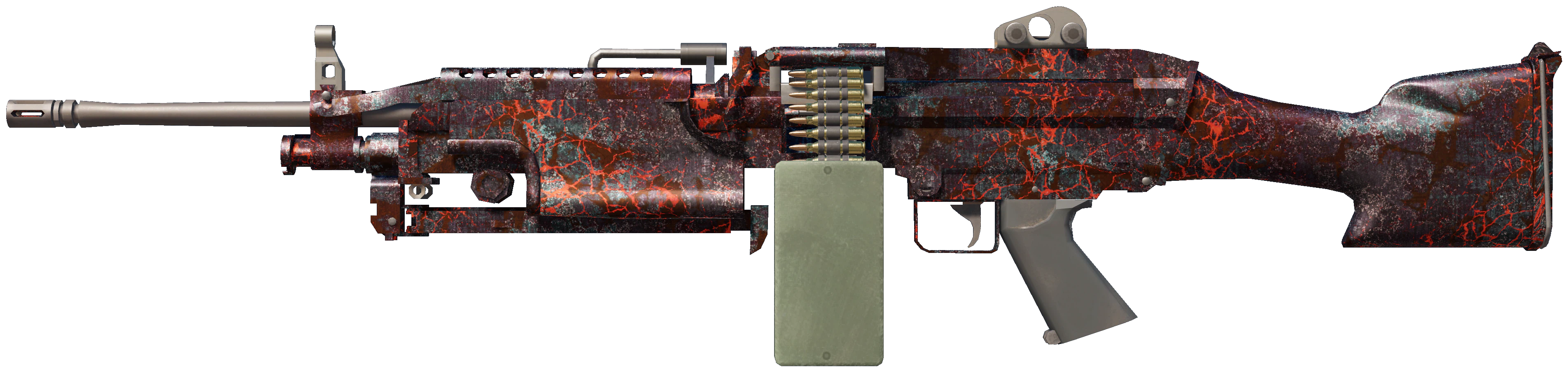 M249 | Magma representative Minimal Wear wear preview