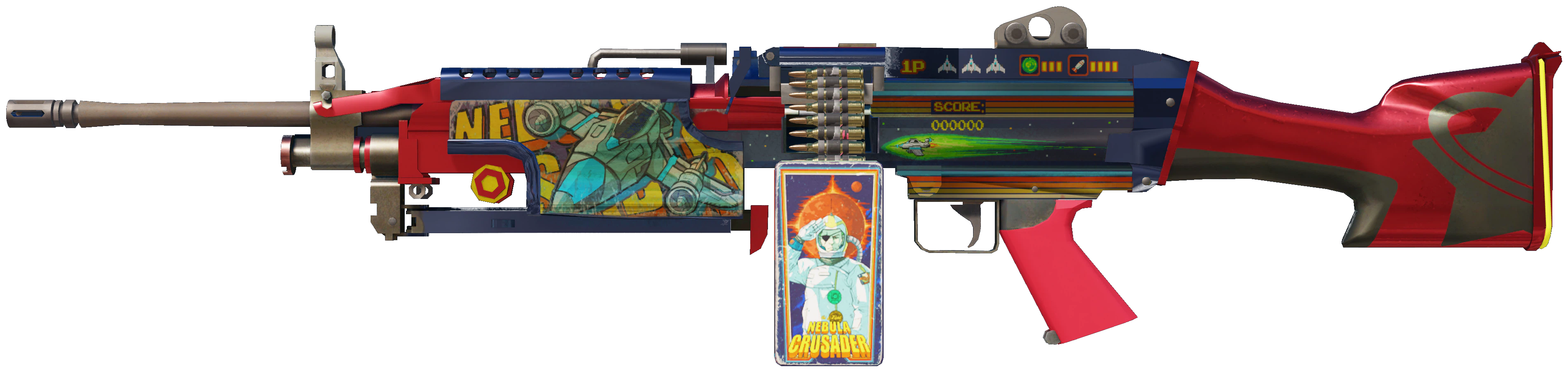 M249 | Nebula Crusader CS2 skin — open high-resolution image