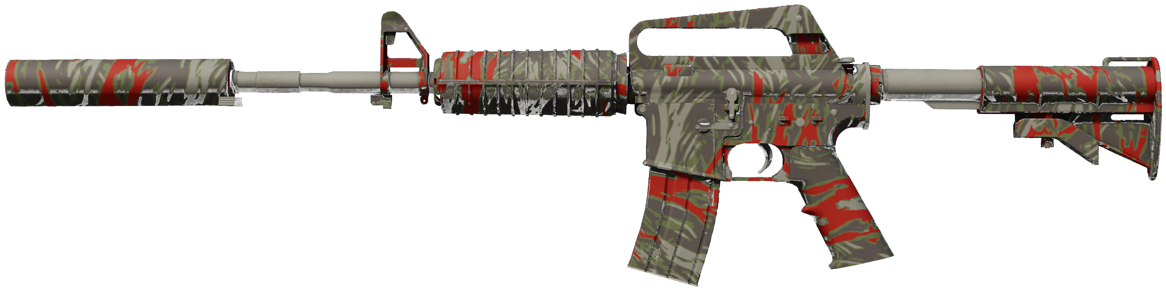 M4A1-S | Blood Tiger representative Minimal Wear wear preview