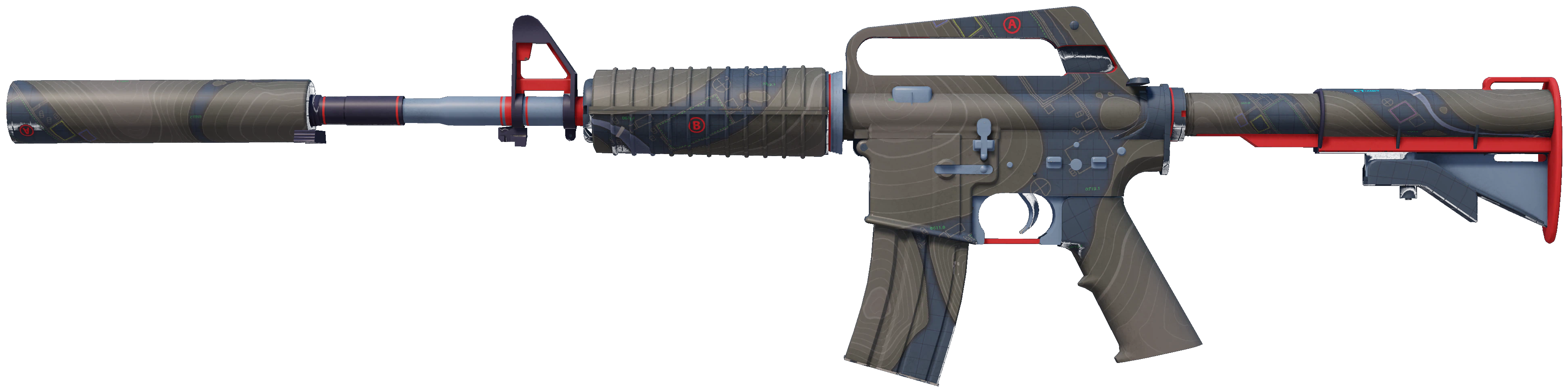 M4A1-S | Briefing CS2 skin — open high-resolution image