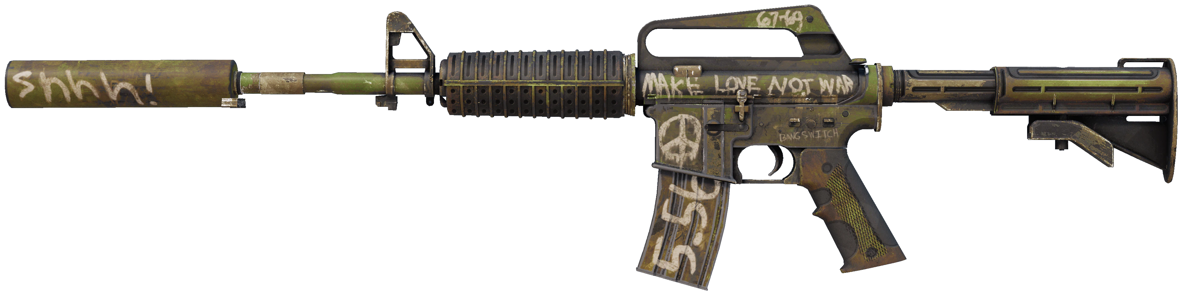M4A1-S | Flashback representative Minimal Wear wear preview
