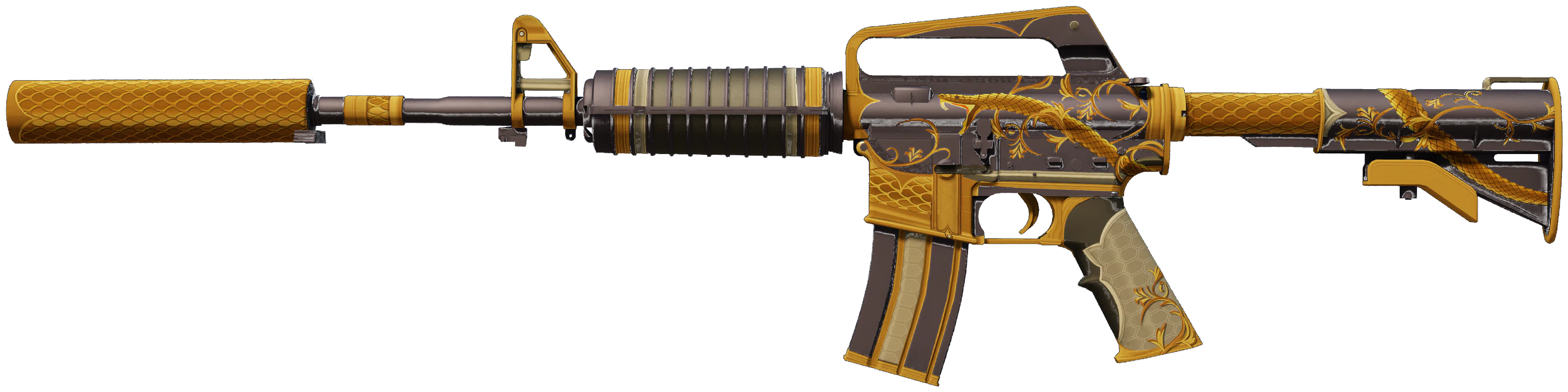 M4A1-S | Golden Coil CS2 skin — open high-resolution image