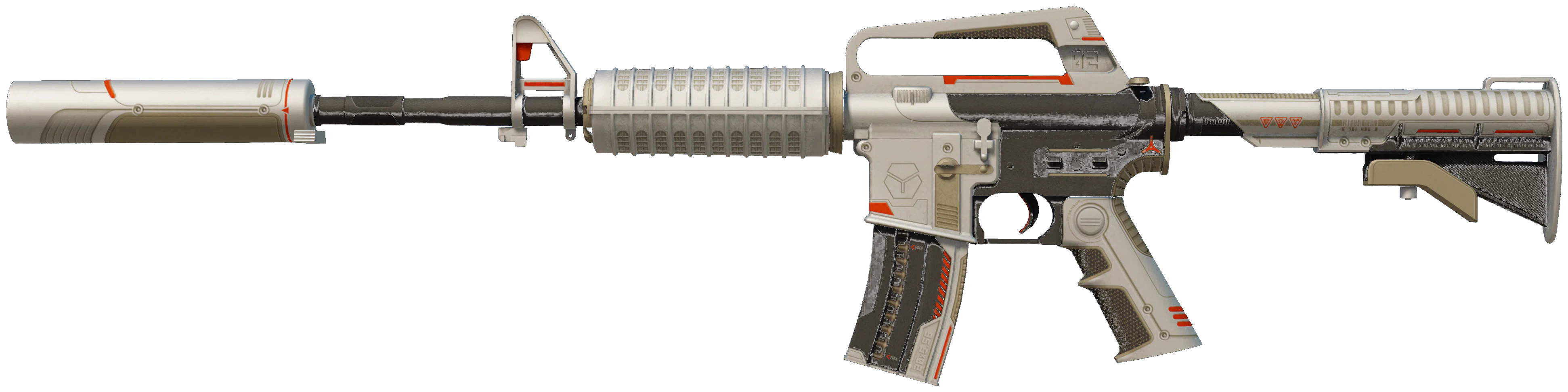 M4A1-S | Mecha Industries representative Minimal Wear wear preview