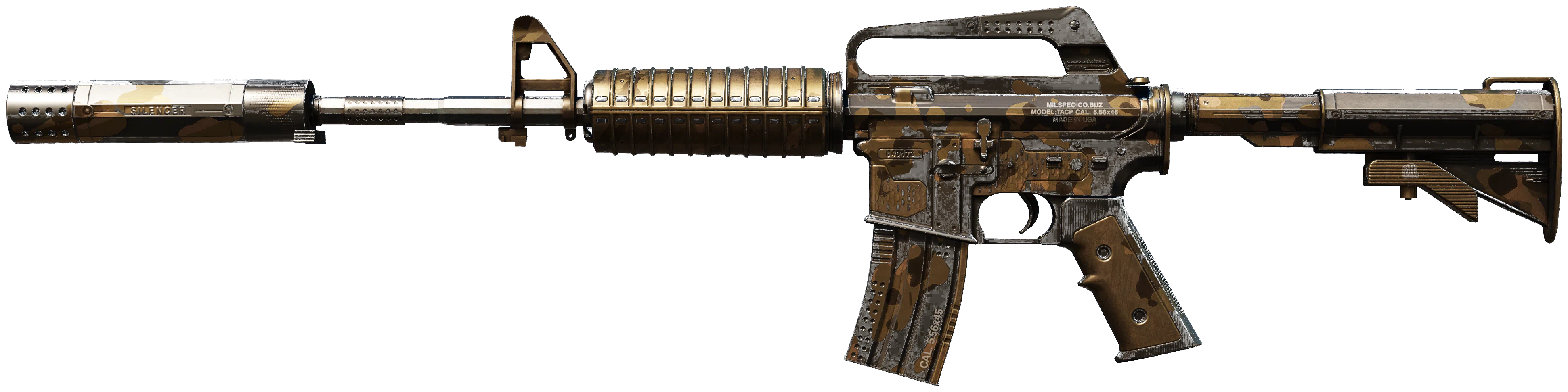 M4A1-S | Mud-Spec representative Minimal Wear wear preview