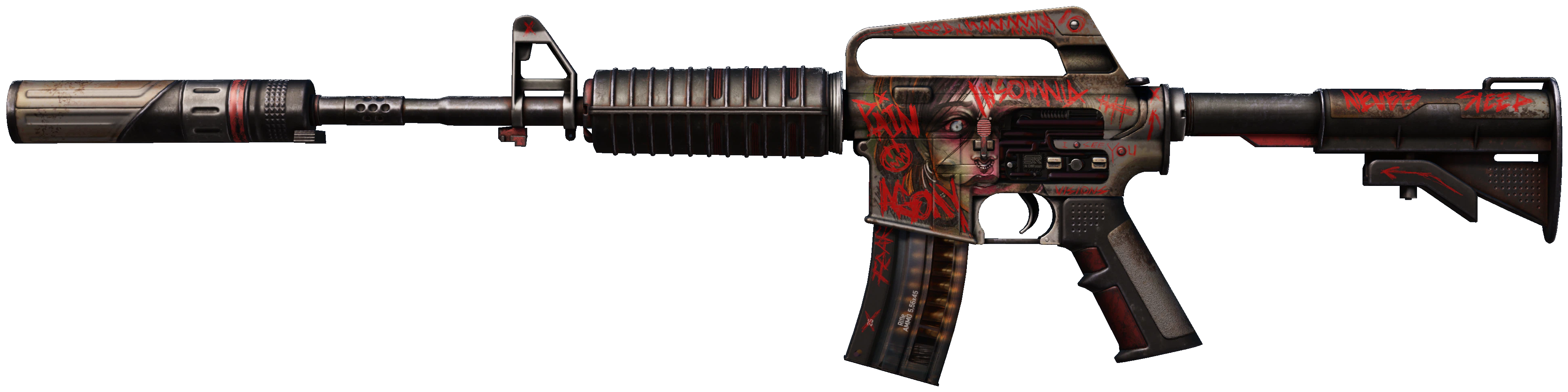 M4A1-S | Night Terror CS2 skin — open high-resolution image