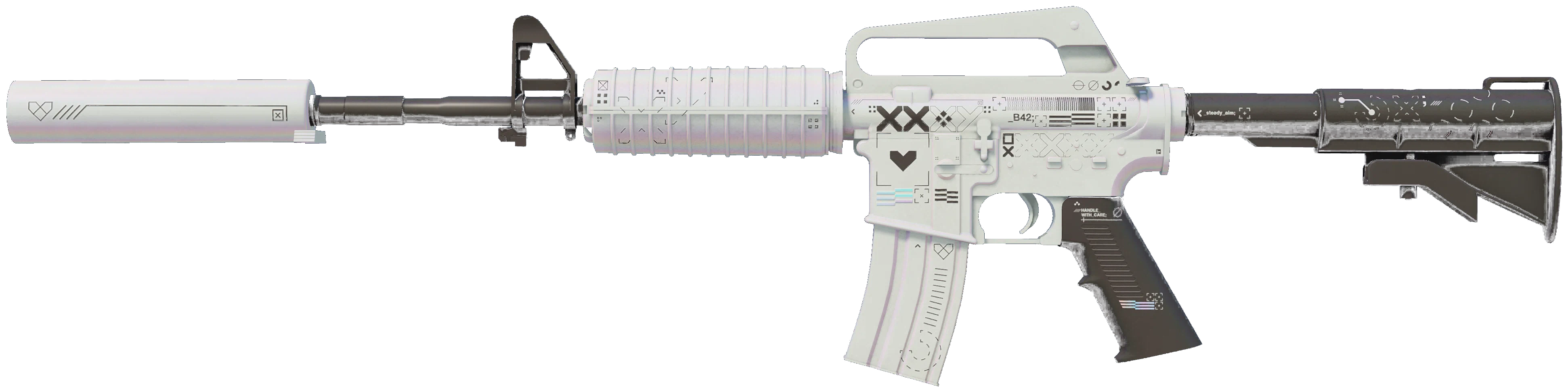 M4A1-S | Printstream CS2 skin — open high-resolution image