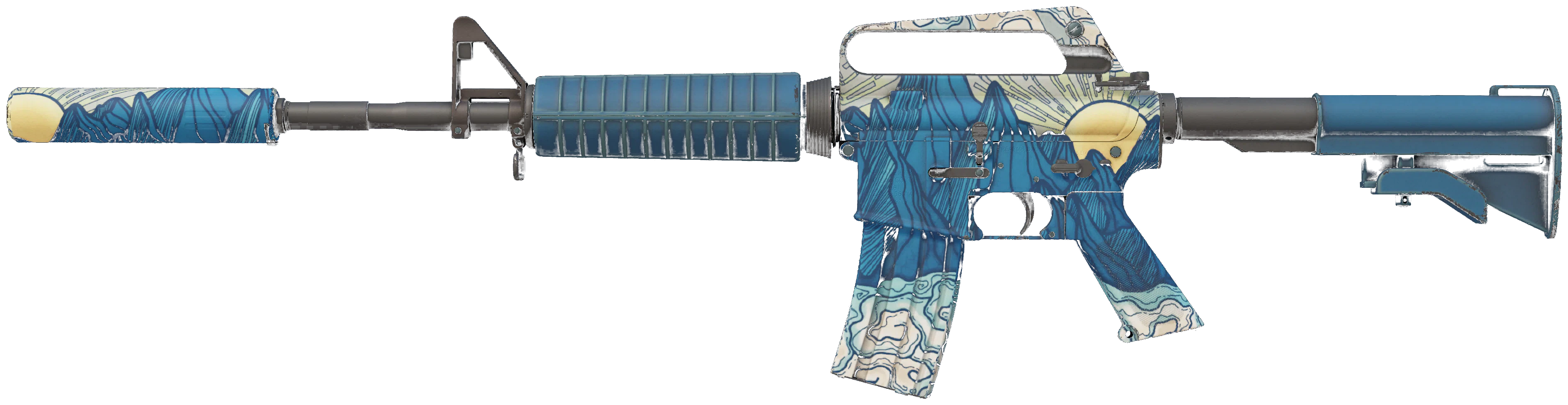 M4A1-S | Solitude representative Minimal Wear wear preview
