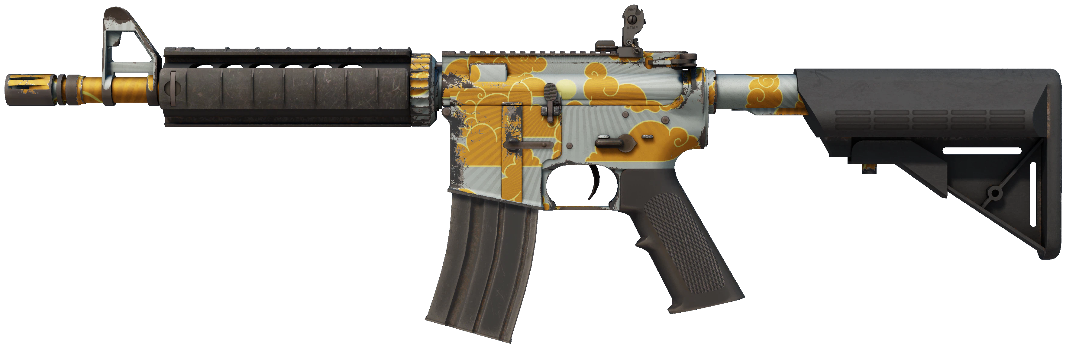 M4A4 | Daybreak representative Minimal Wear wear preview