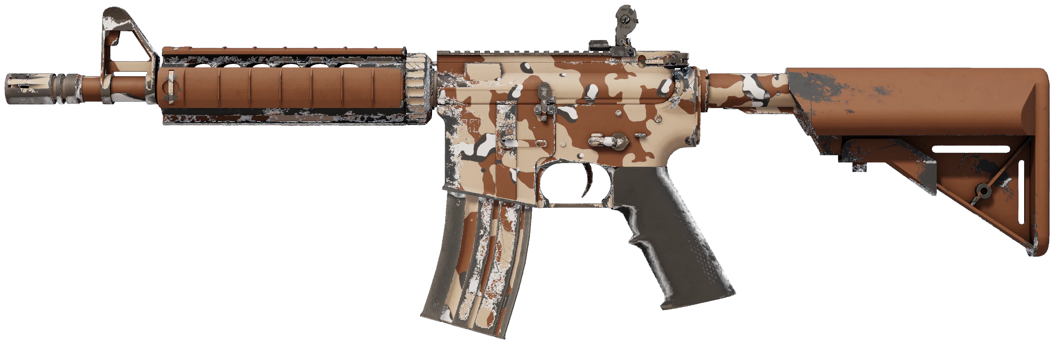 M4A4 | Desert Storm representative Minimal Wear wear preview