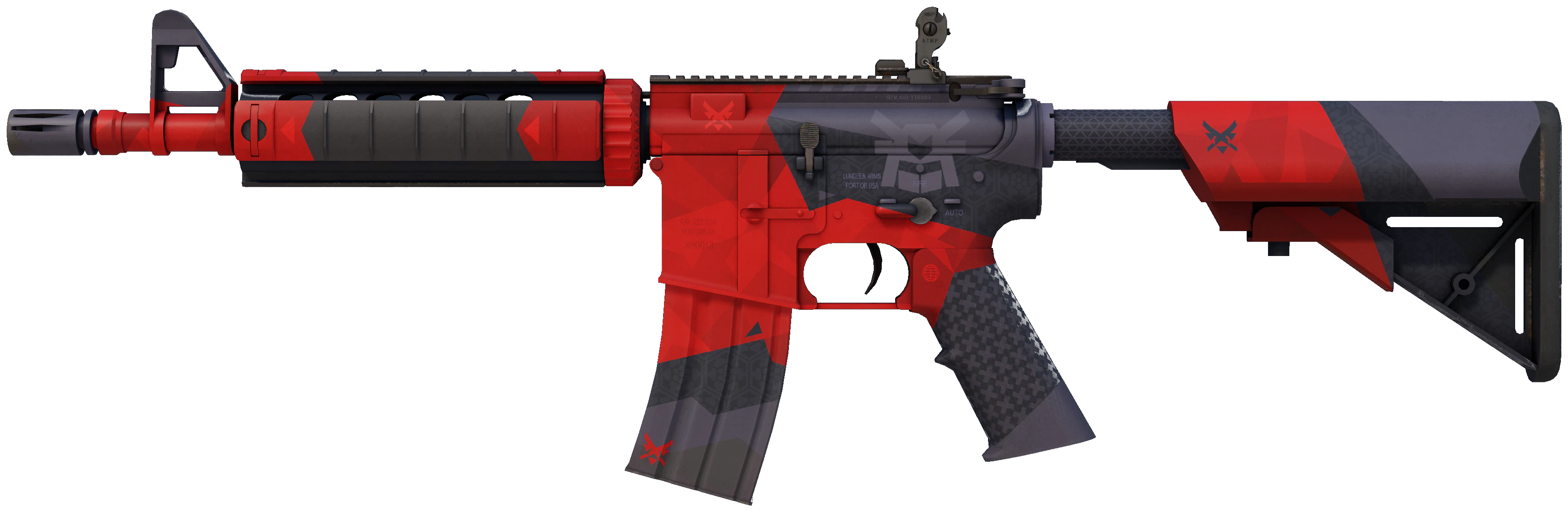M4A4 | Evil Daimyo CS2 skin — open high-resolution image