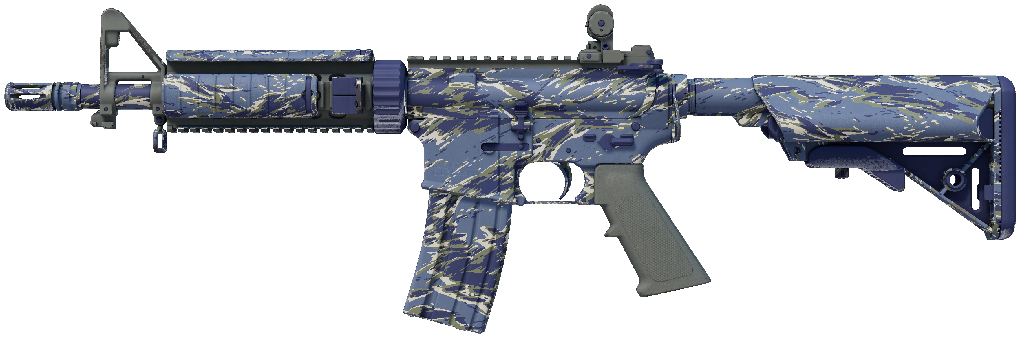 M4A4 | Naval Shred Camo representative Minimal Wear wear preview