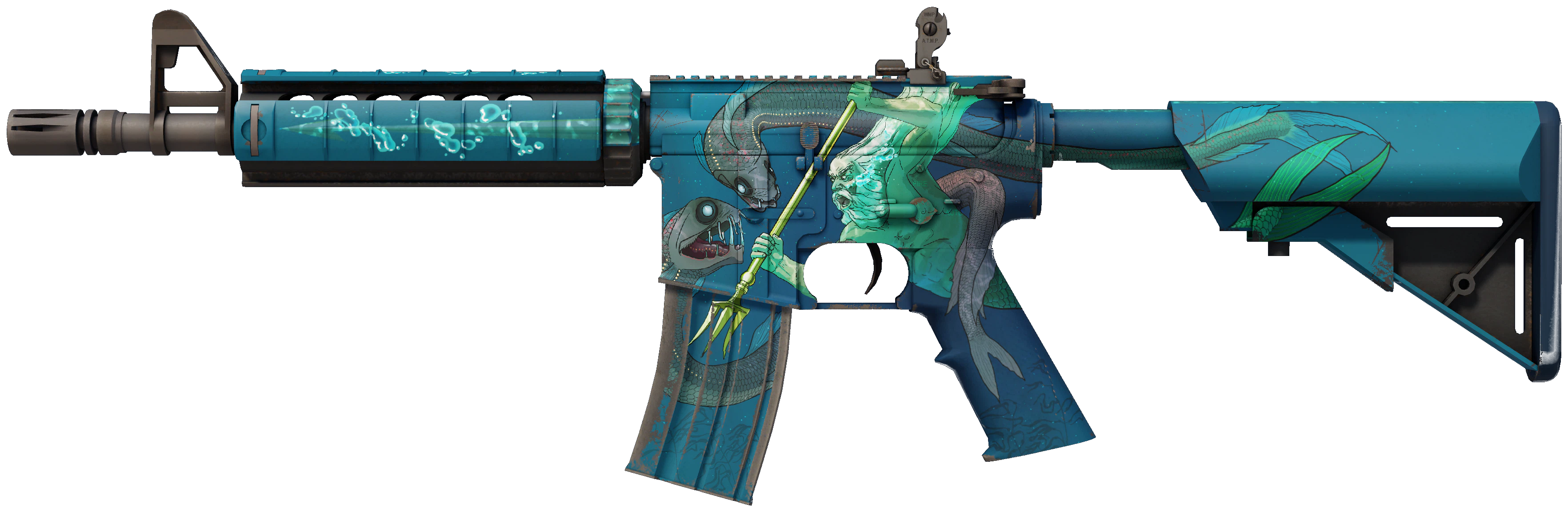 M4A4 | Poseidon CS2 skin — open high-resolution image