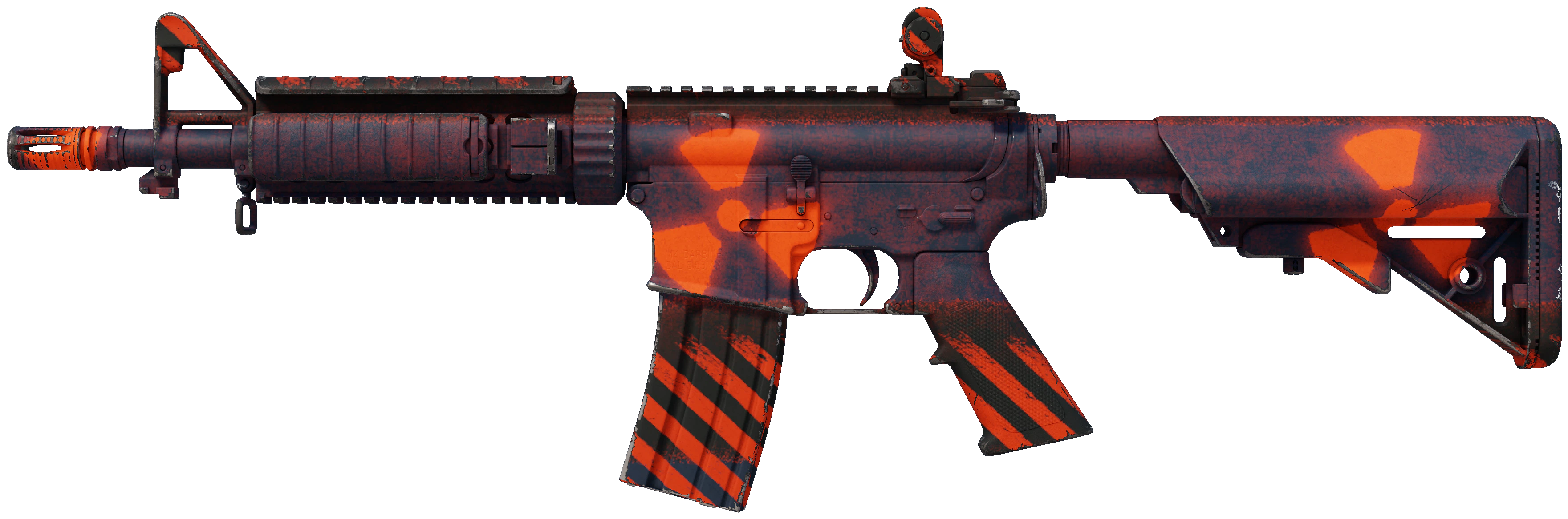 M4A4 | Radiation Hazard representative Minimal Wear wear preview