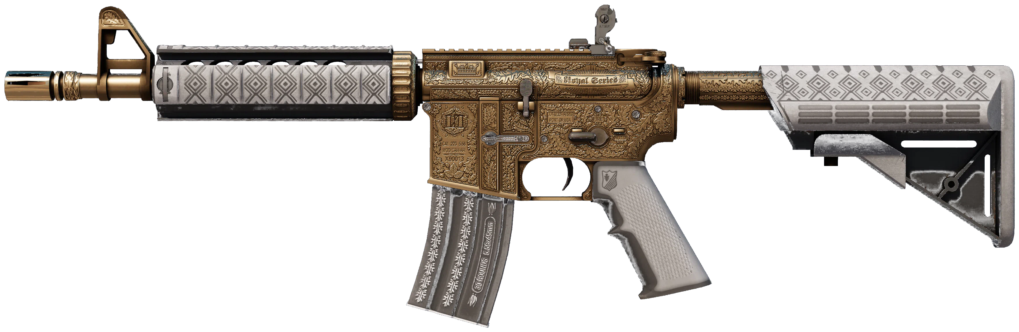 M4A4 | Royal Paladin CS2 skin — open high-resolution image