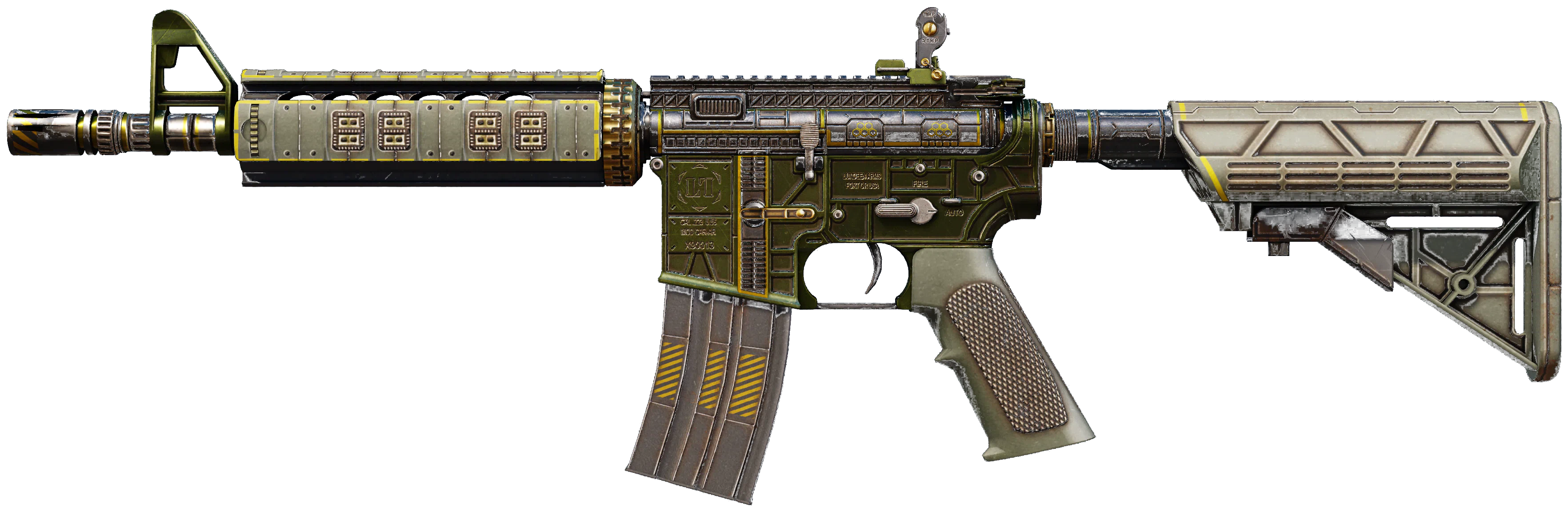 M4A4 | The Battlestar CS2 skin — open high-resolution image