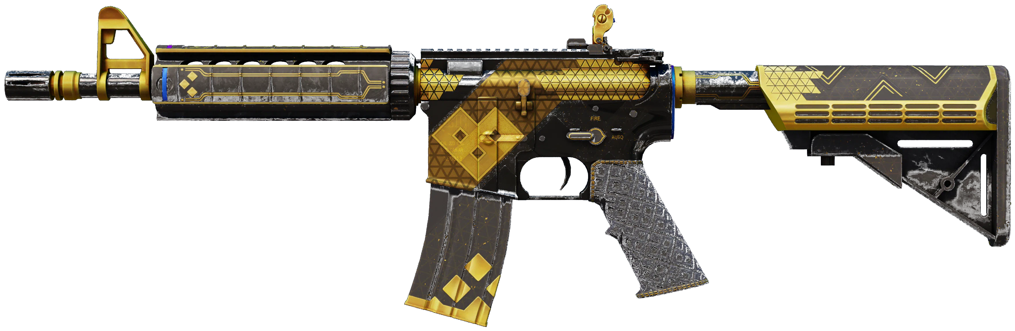 M4A4 | The Coalition representative Minimal Wear wear preview