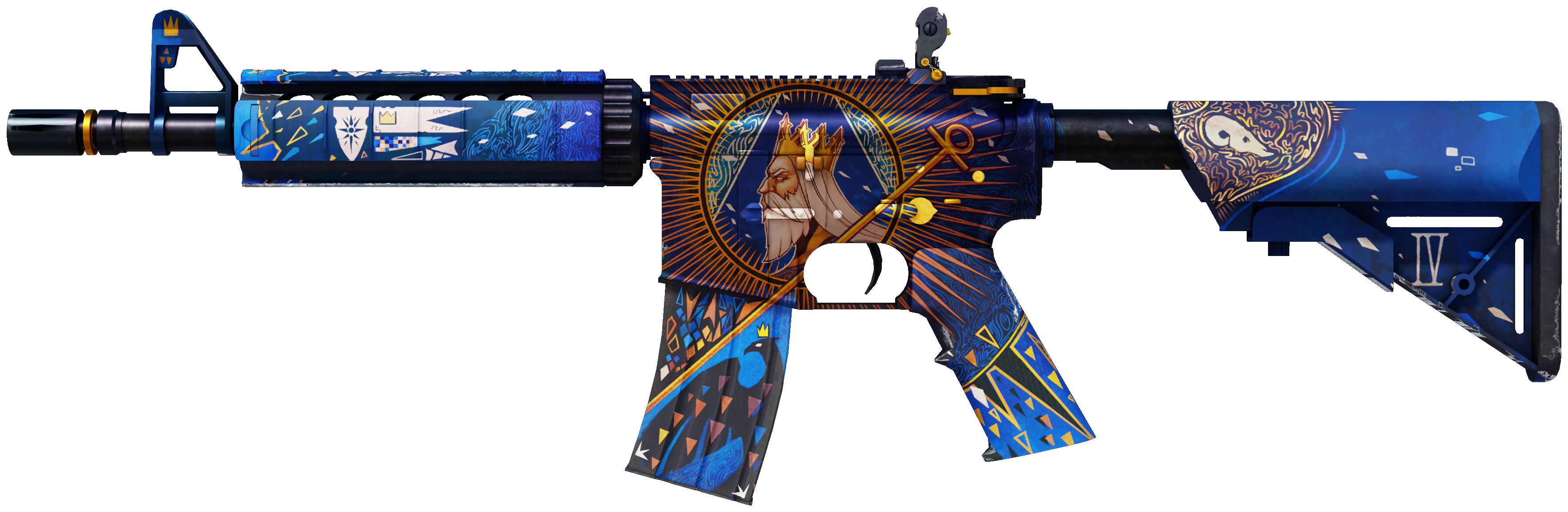 M4A4 | The Emperor CS2 skin — open high-resolution image