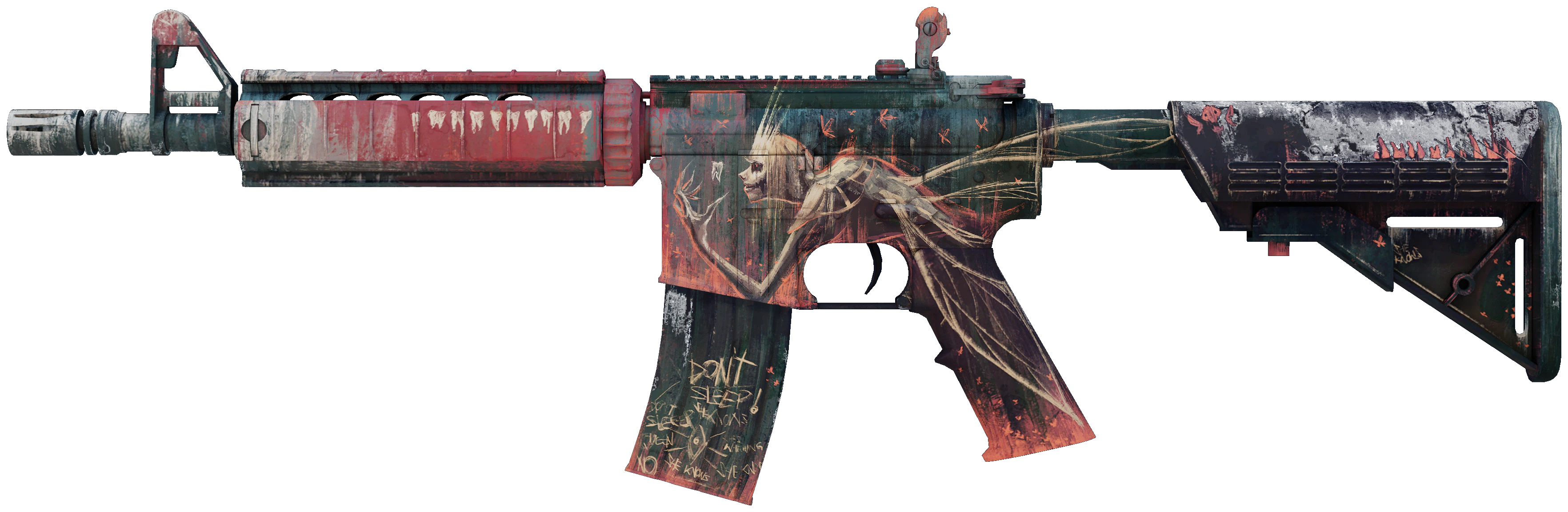 M4A4 | Tooth Fairy CS2 skin — open high-resolution image