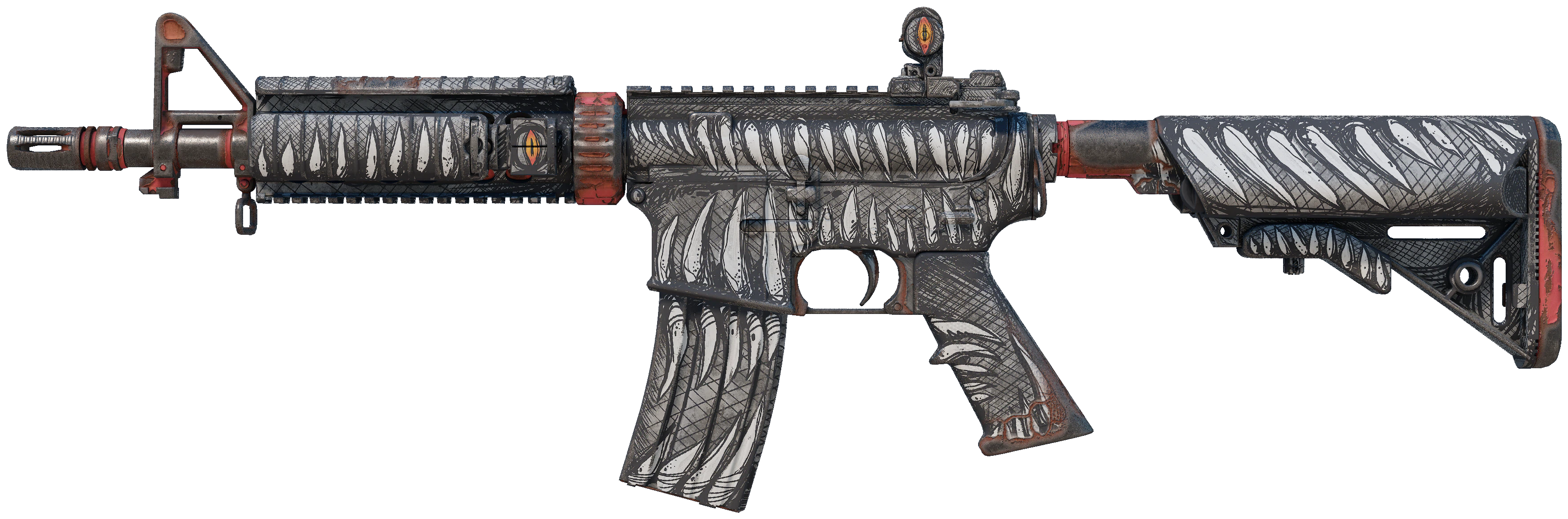 M4A4 | Zubastick representative Minimal Wear wear preview