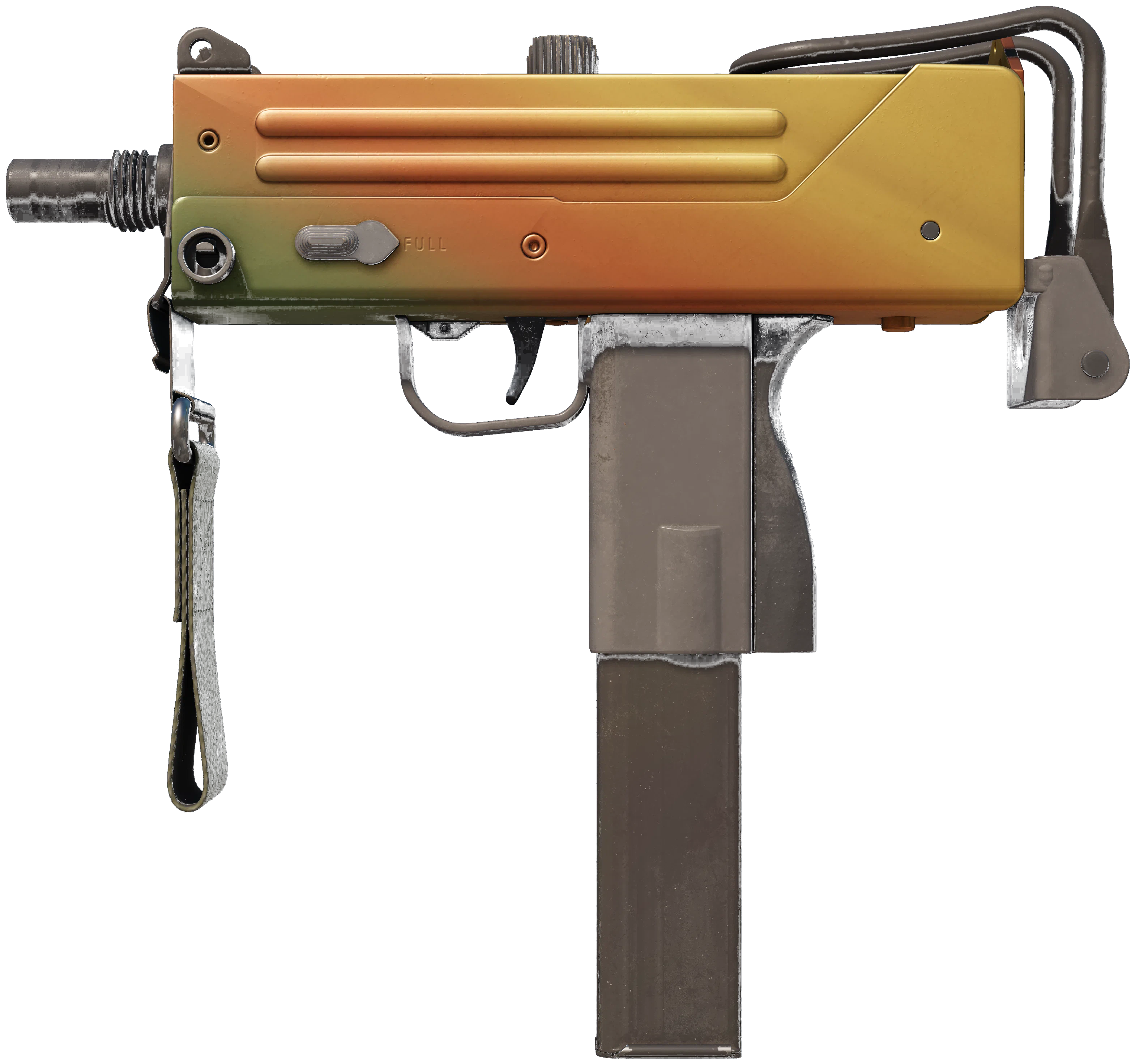 MAC-10 | Amber Fade representative Minimal Wear wear preview