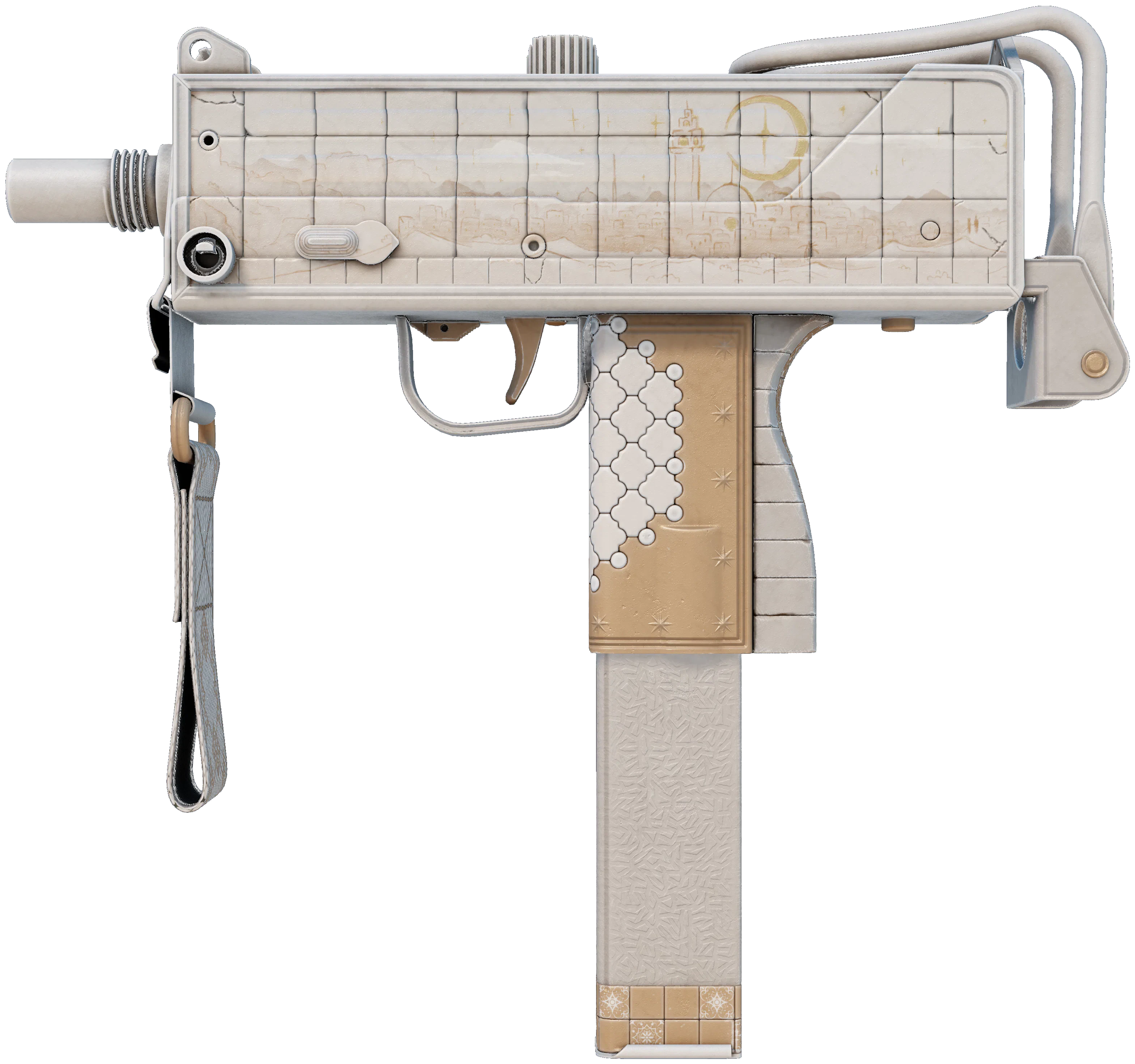 MAC-10 | Arabesque Mosaic representative Minimal Wear wear preview