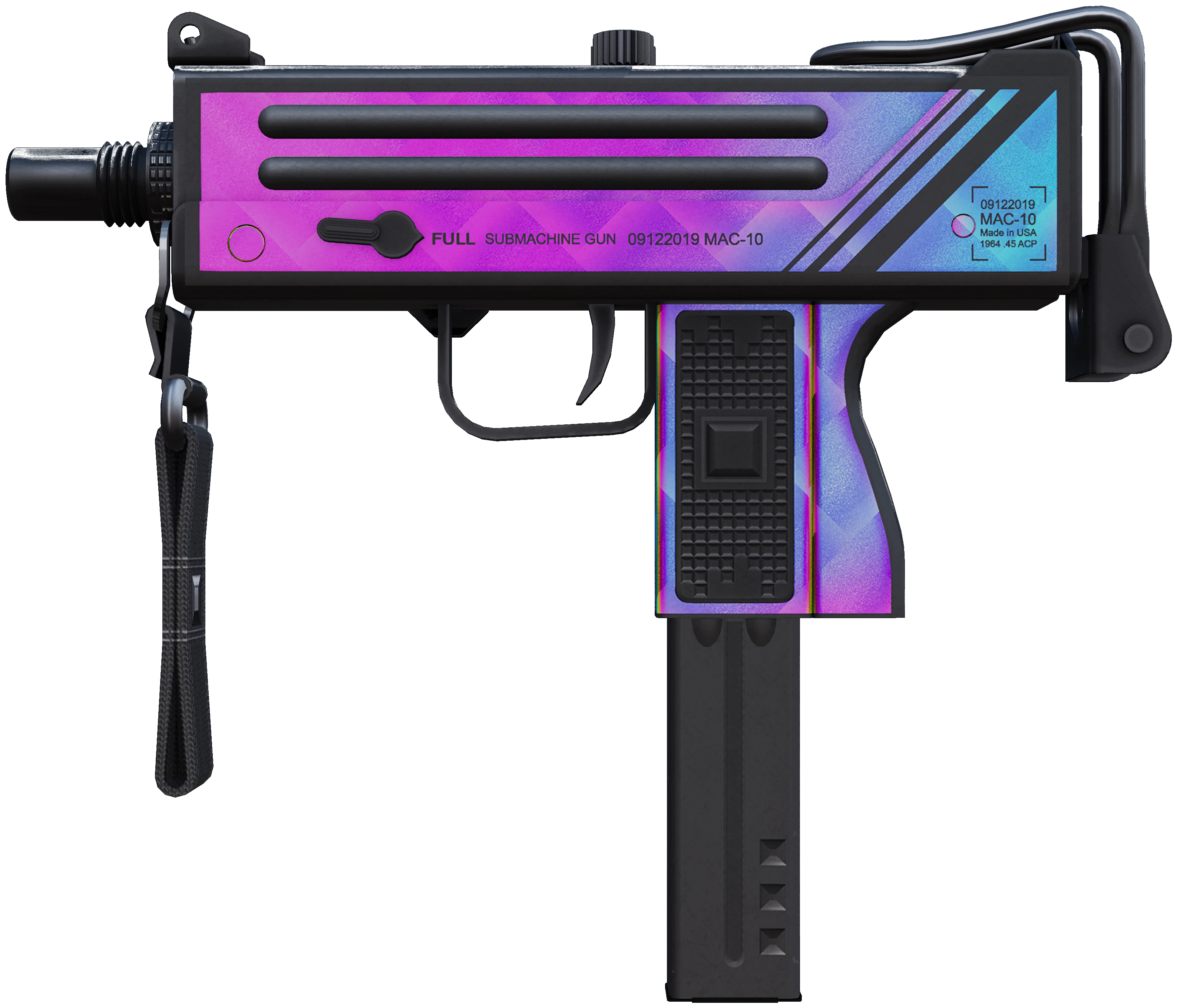 MAC-10 | Disco Tech representative Minimal Wear wear preview