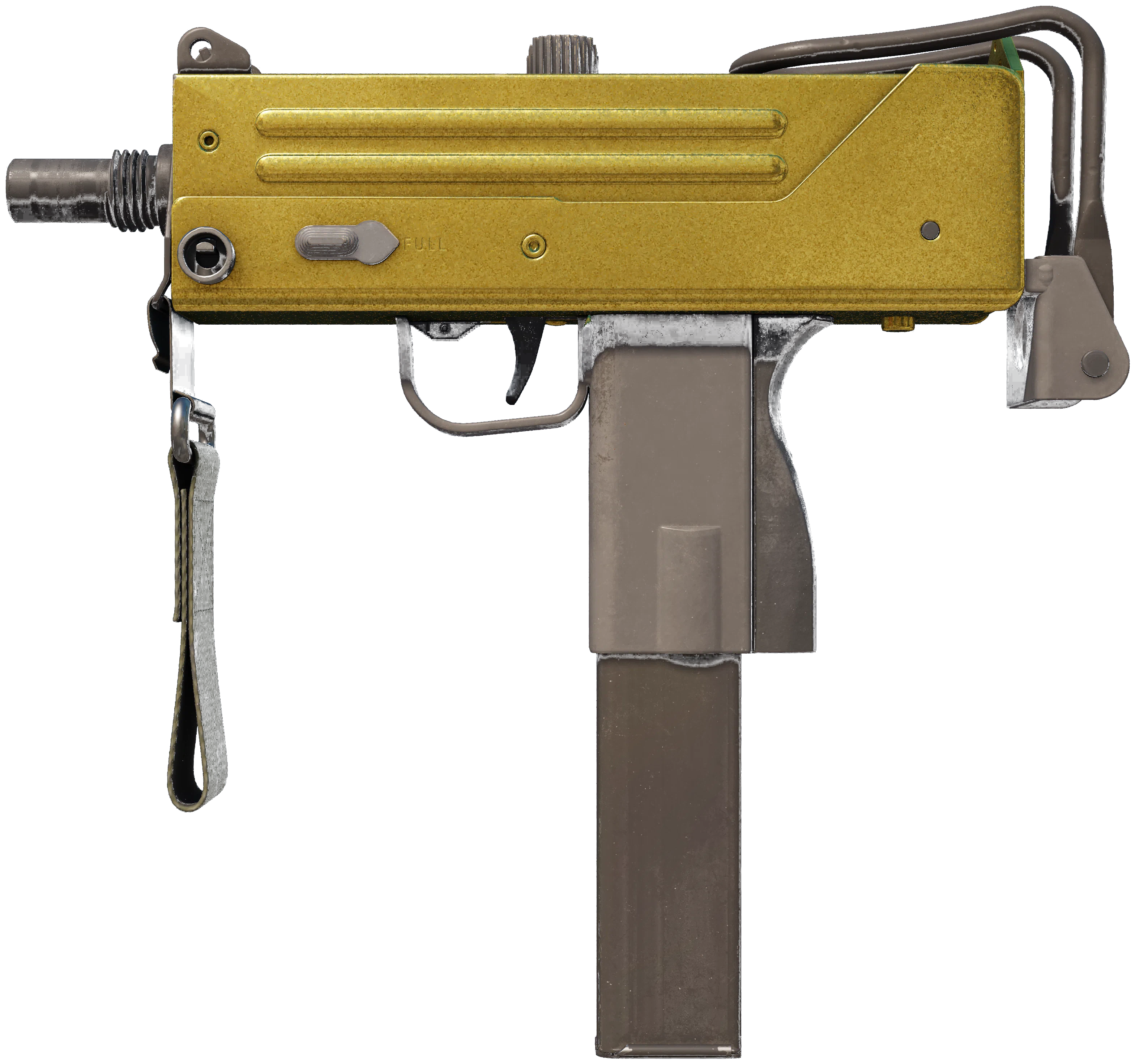 MAC-10 | Gold Brick representative Minimal Wear wear preview