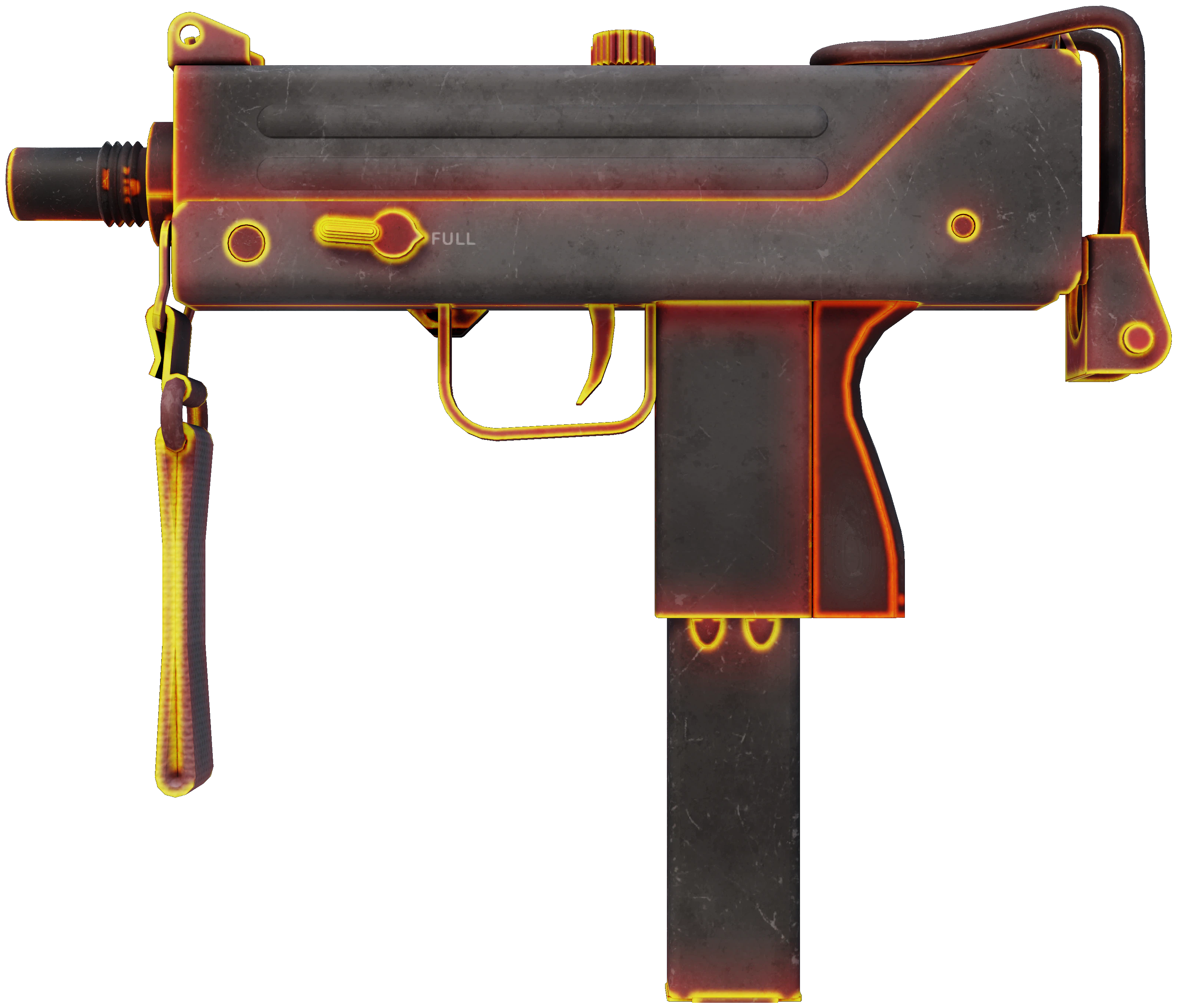 MAC-10 | Heat CS2 skin — open high-resolution image