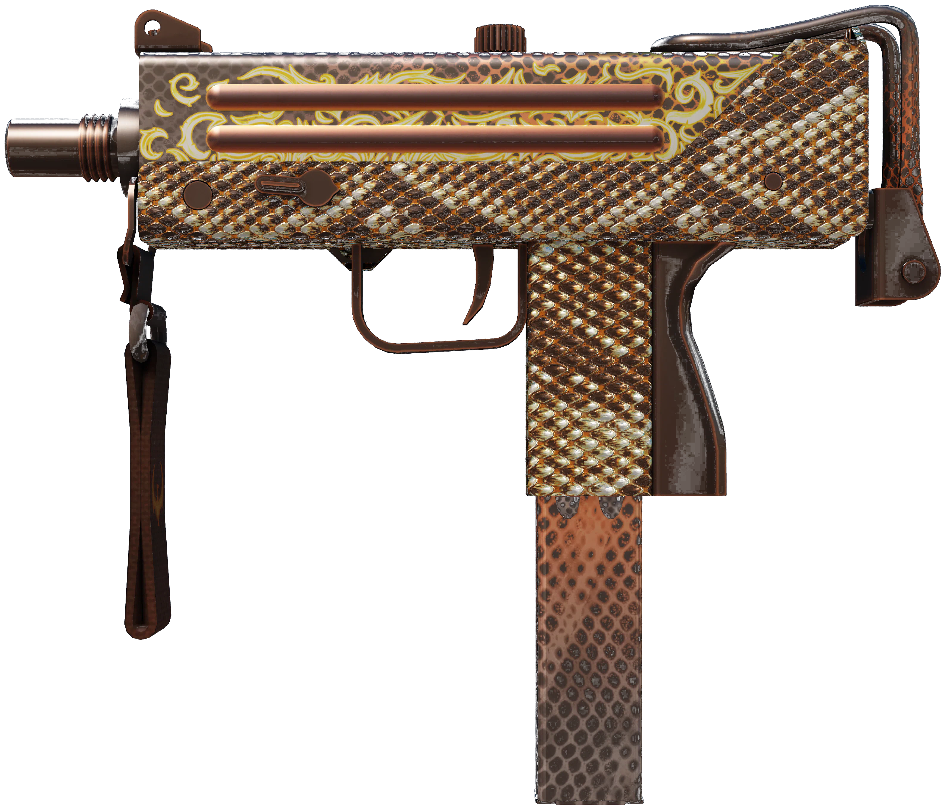MAC-10 | Hot Snakes CS2 skin — open high-resolution image