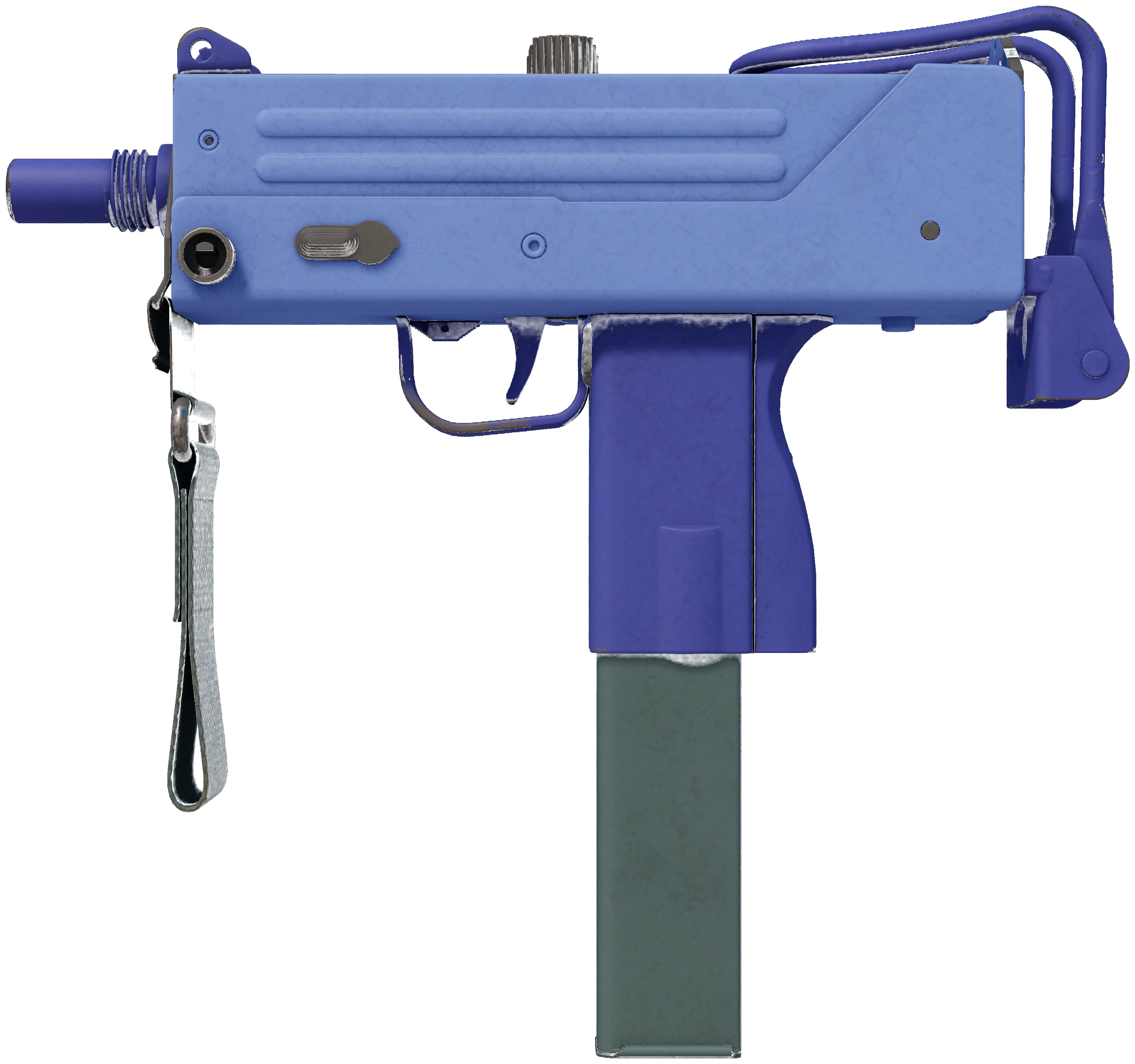 MAC-10 | Indigo representative Minimal Wear wear preview