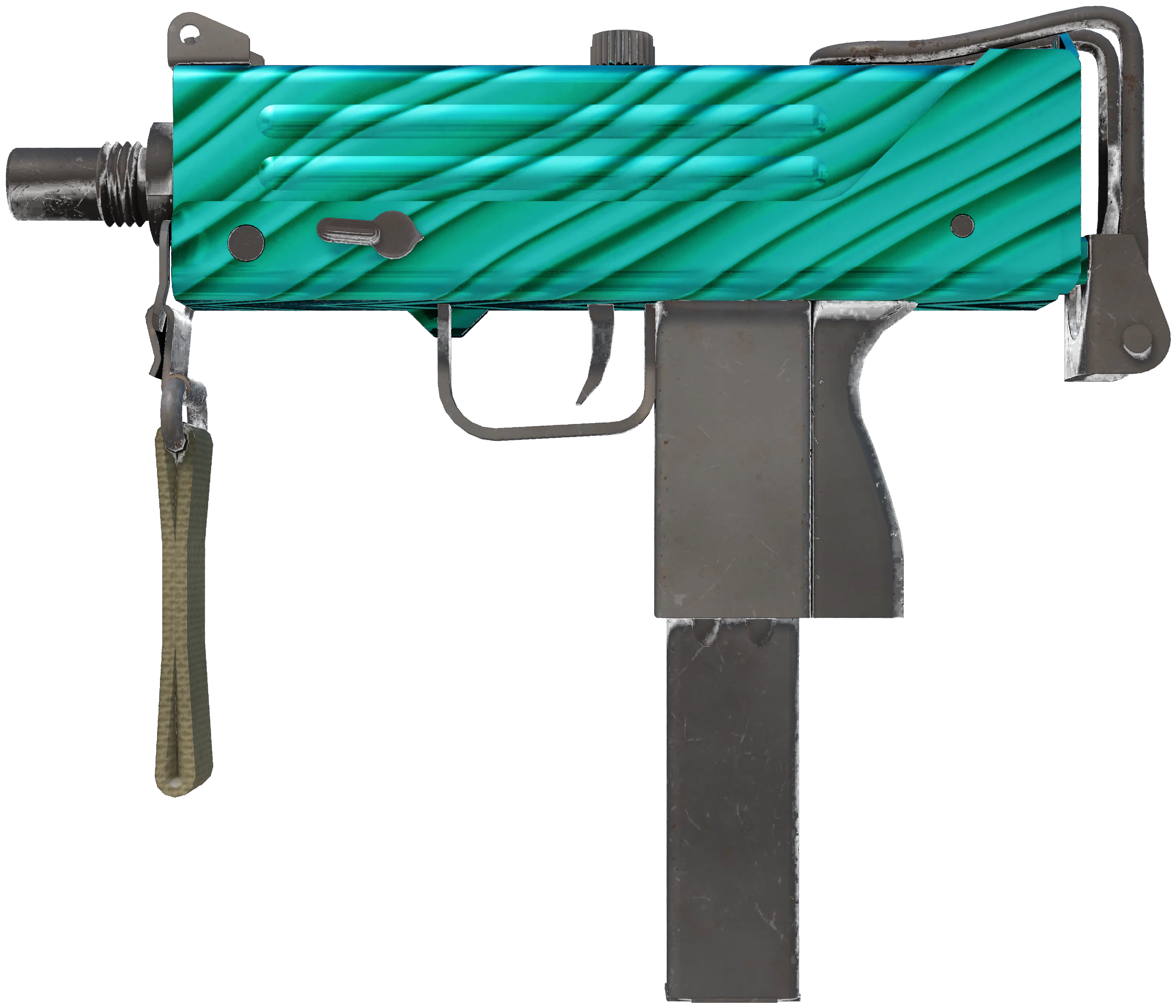 MAC-10 | Malachite CS2 skin — open high-resolution image
