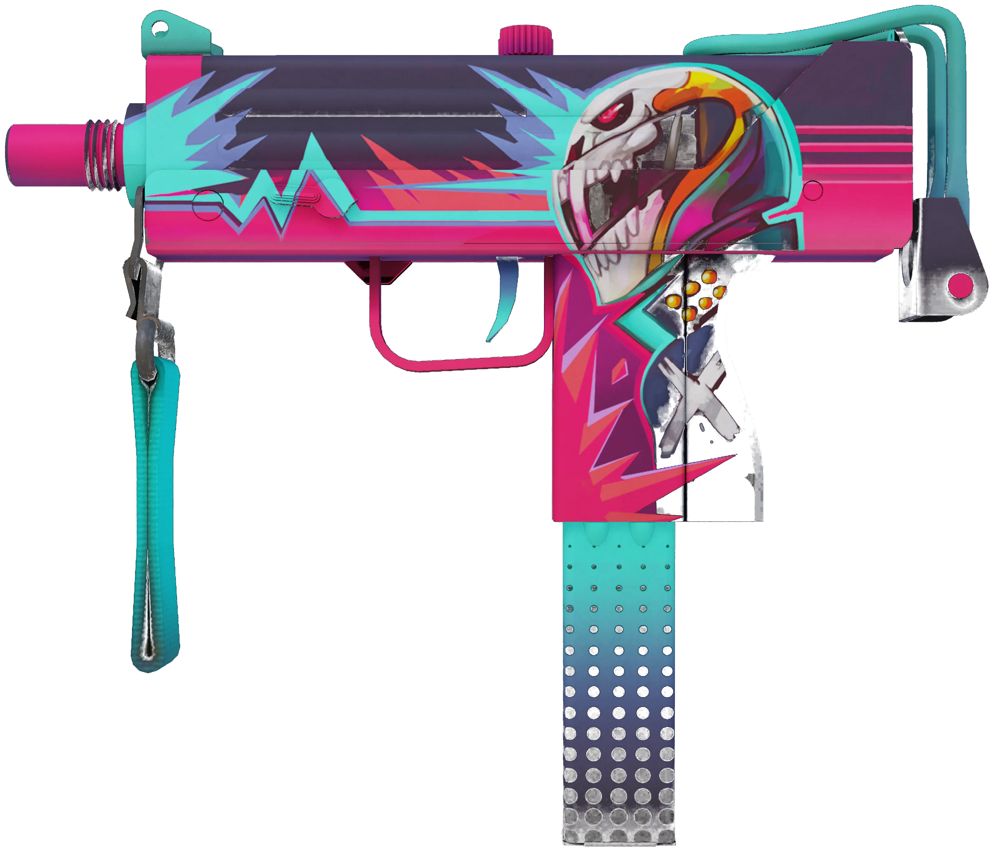 MAC-10 | Neon Rider CS2 skin — open high-resolution image