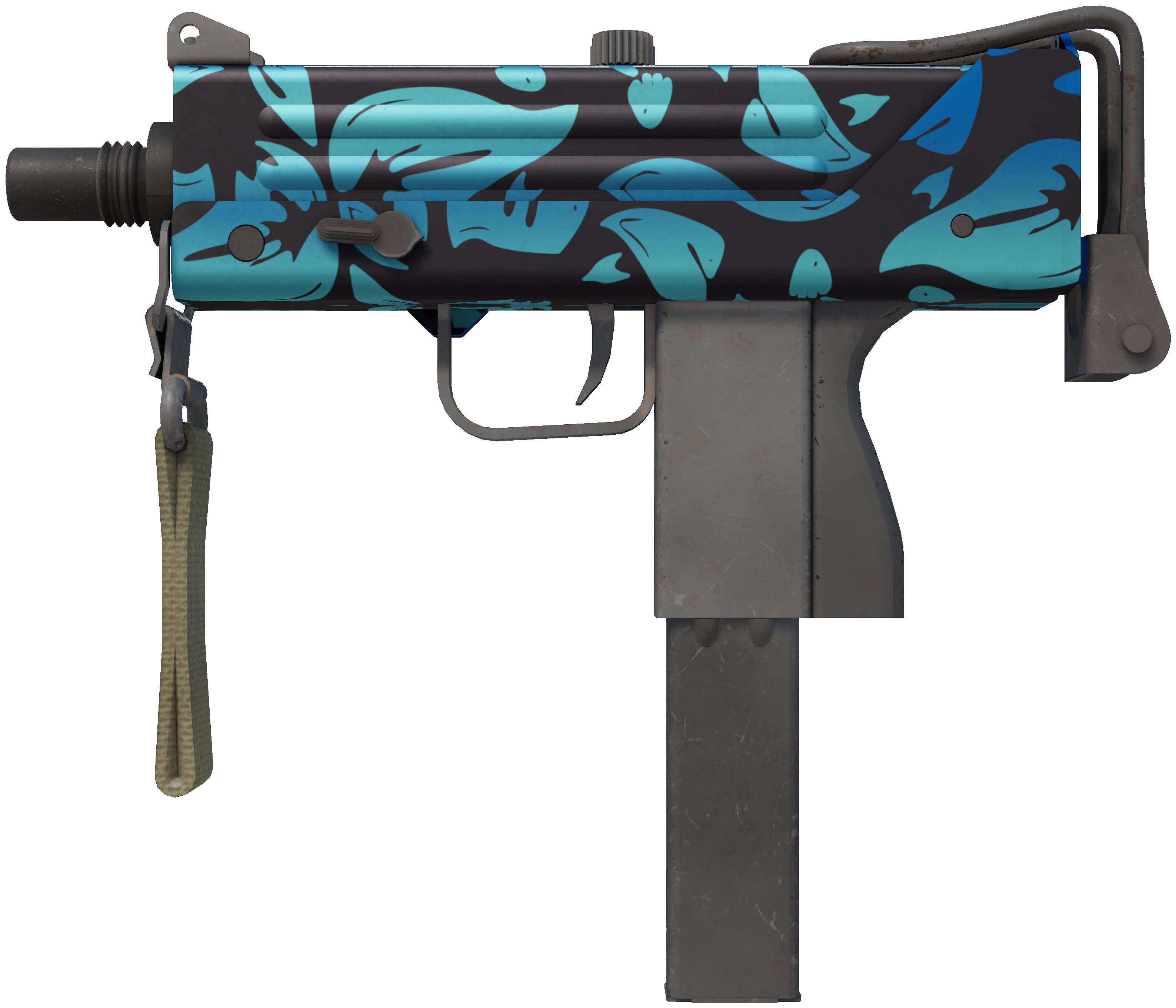 MAC-10 | Oceanic CS2 skin — open high-resolution image