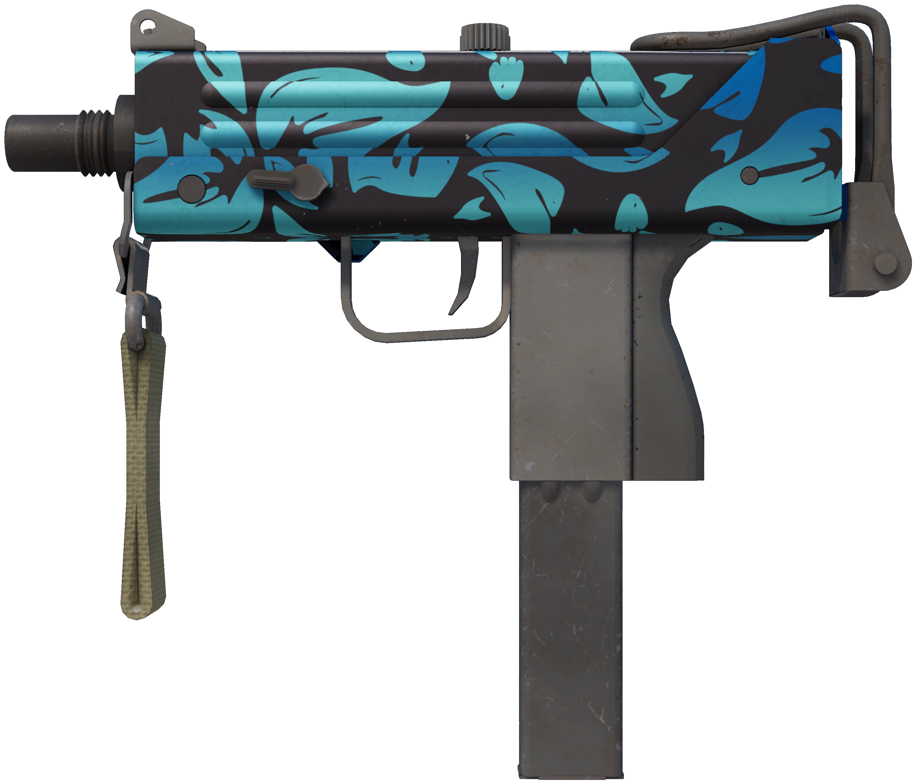 MAC-10 | Oceanic representative Minimal Wear wear preview