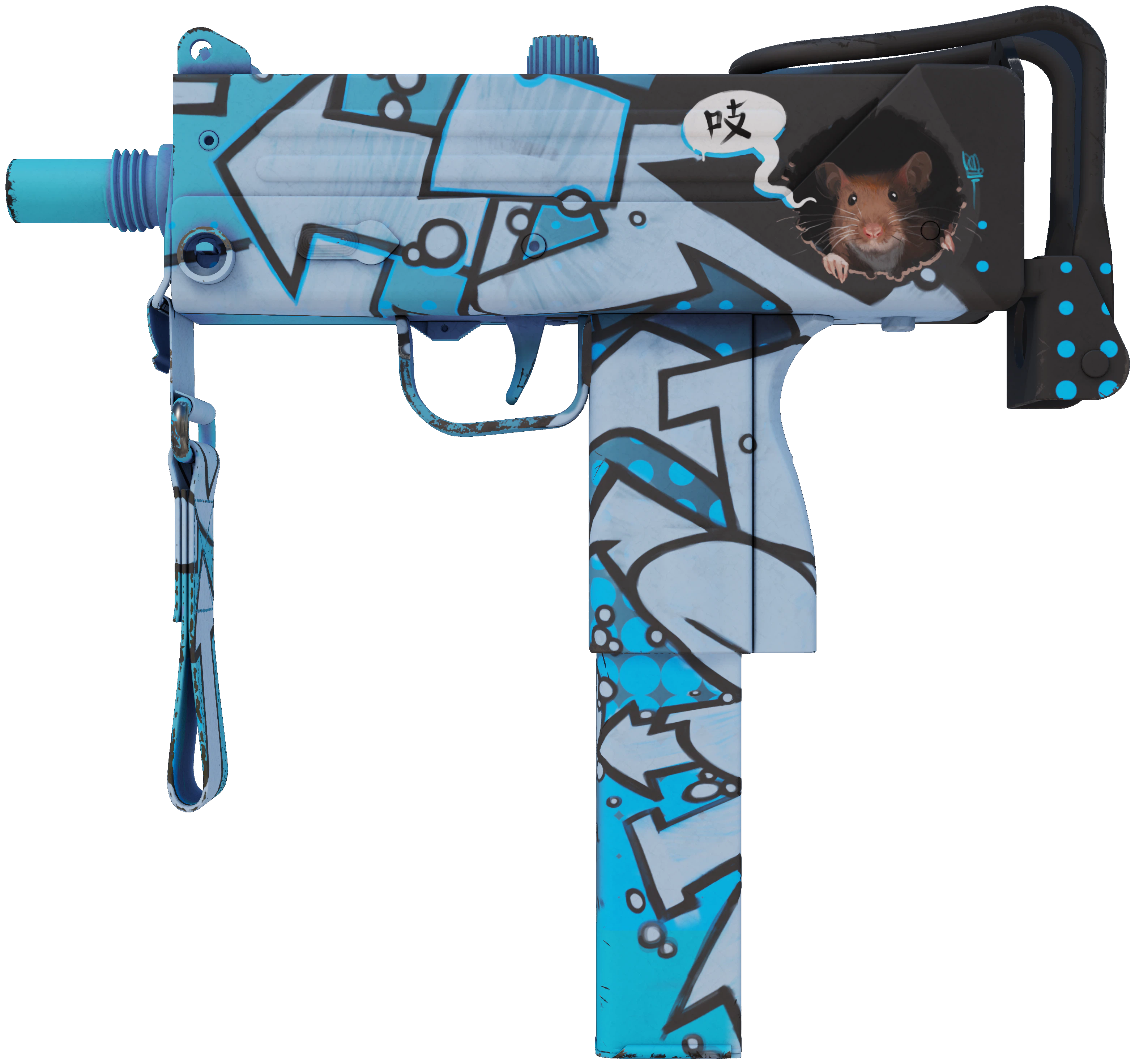MAC-10 | Pipsqueak representative Minimal Wear wear preview