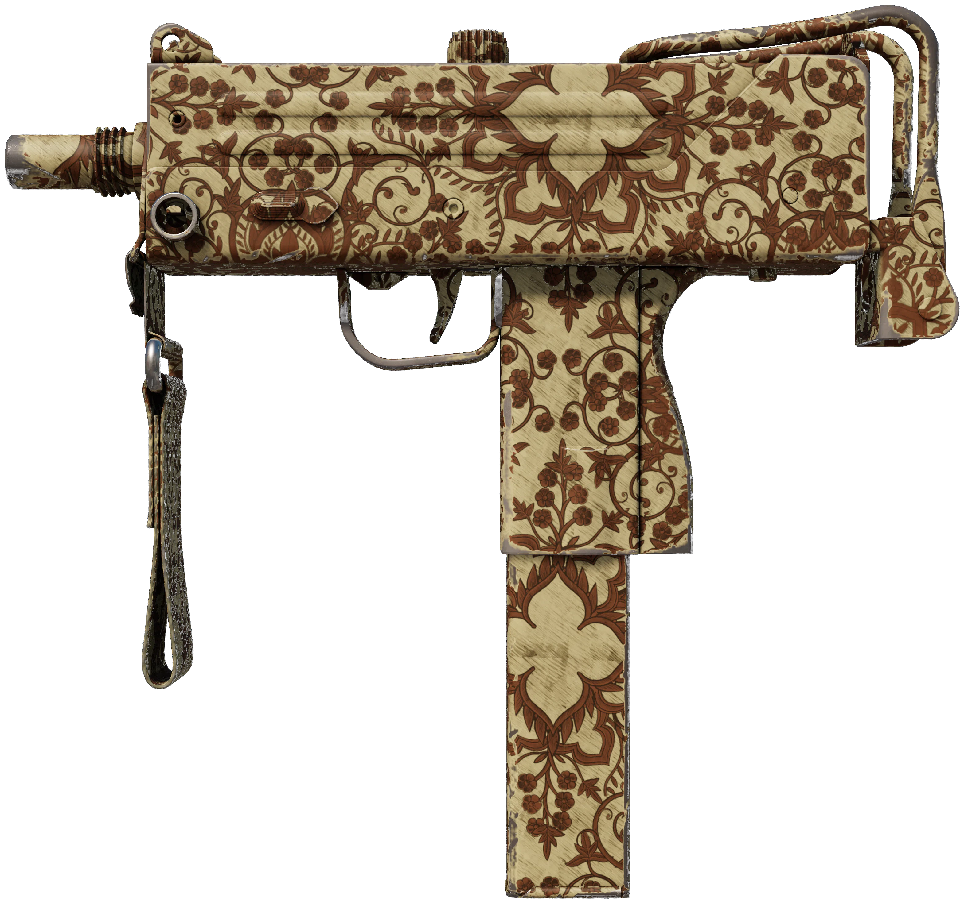 MAC-10 | Sienna Damask representative Minimal Wear wear preview