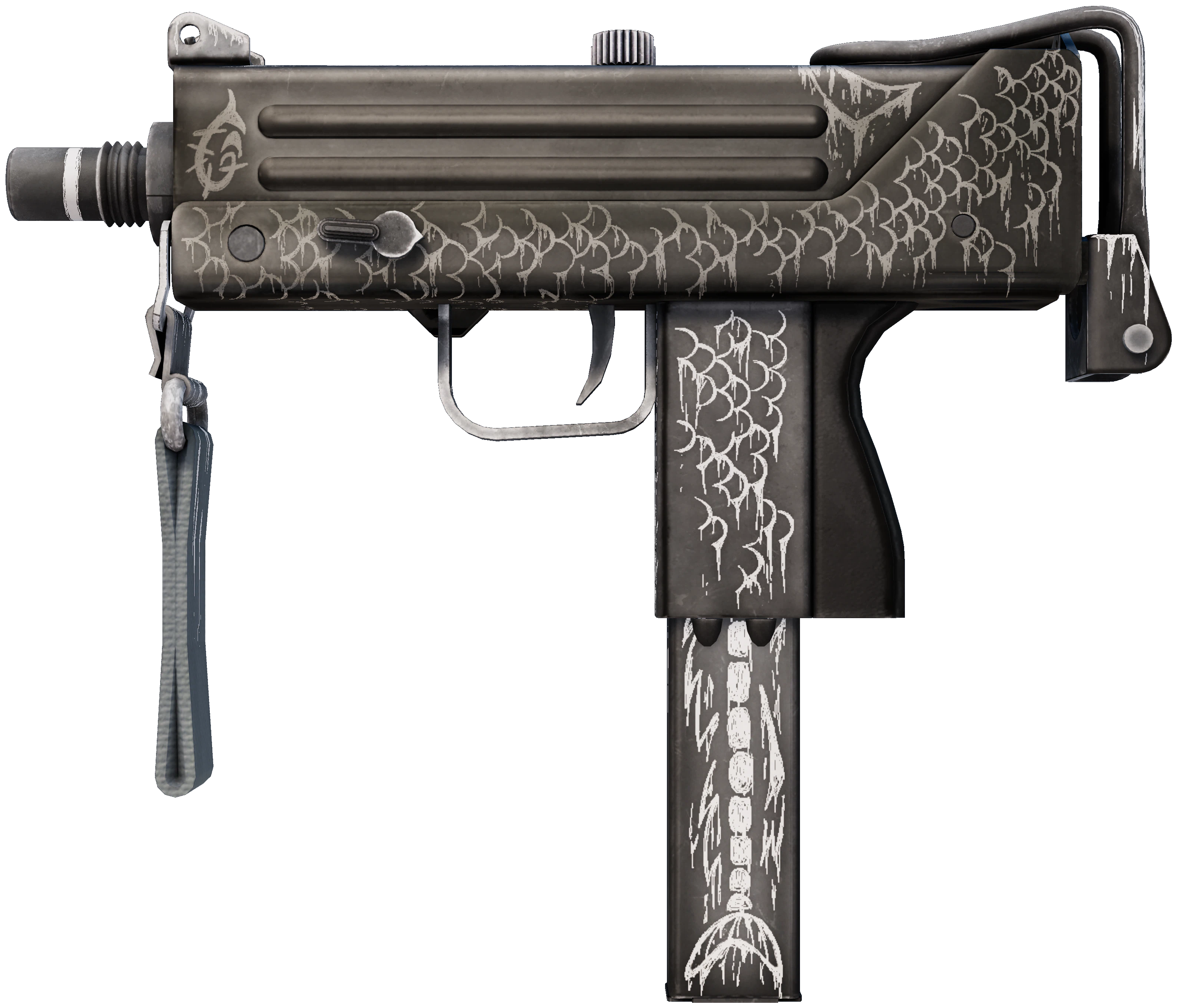 MAC-10 | Whitefish CS2 skin — open high-resolution image