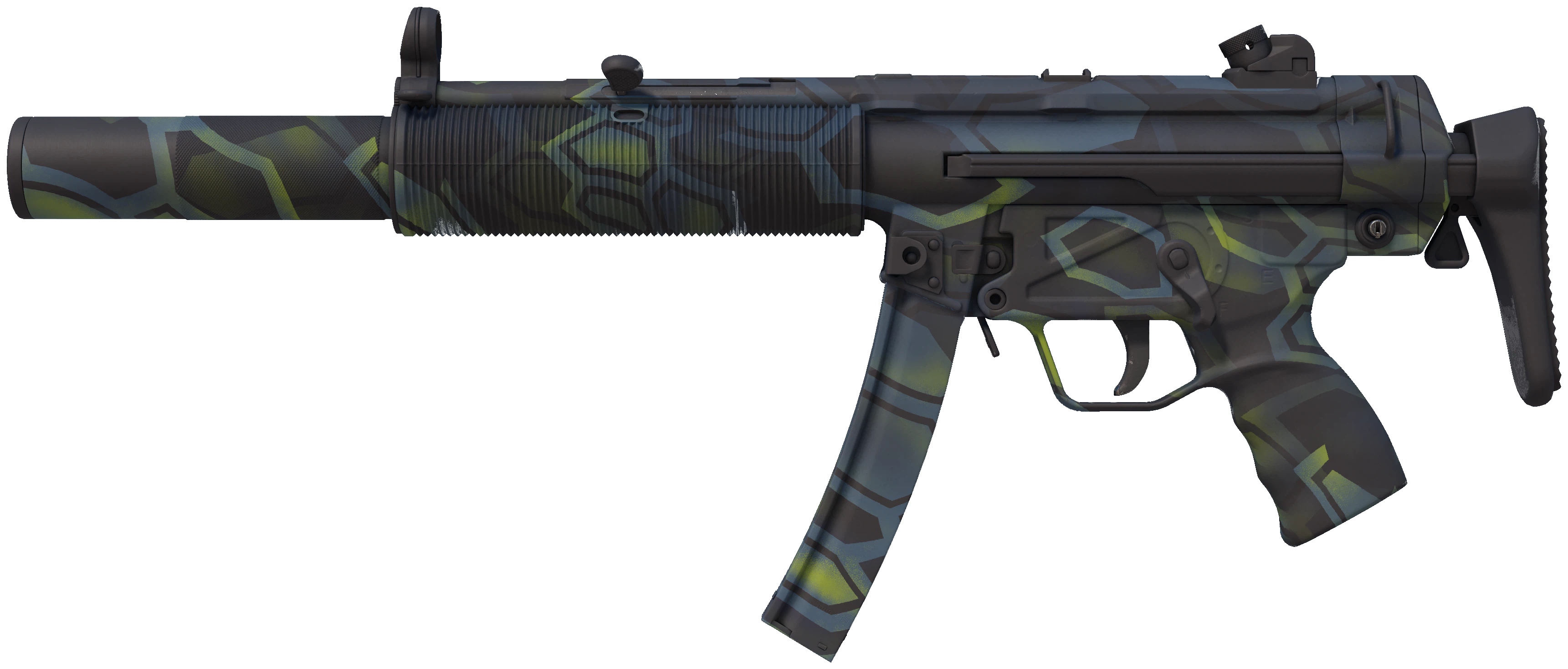 MP5-SD | Lime Hex CS2 skin — open high-resolution image