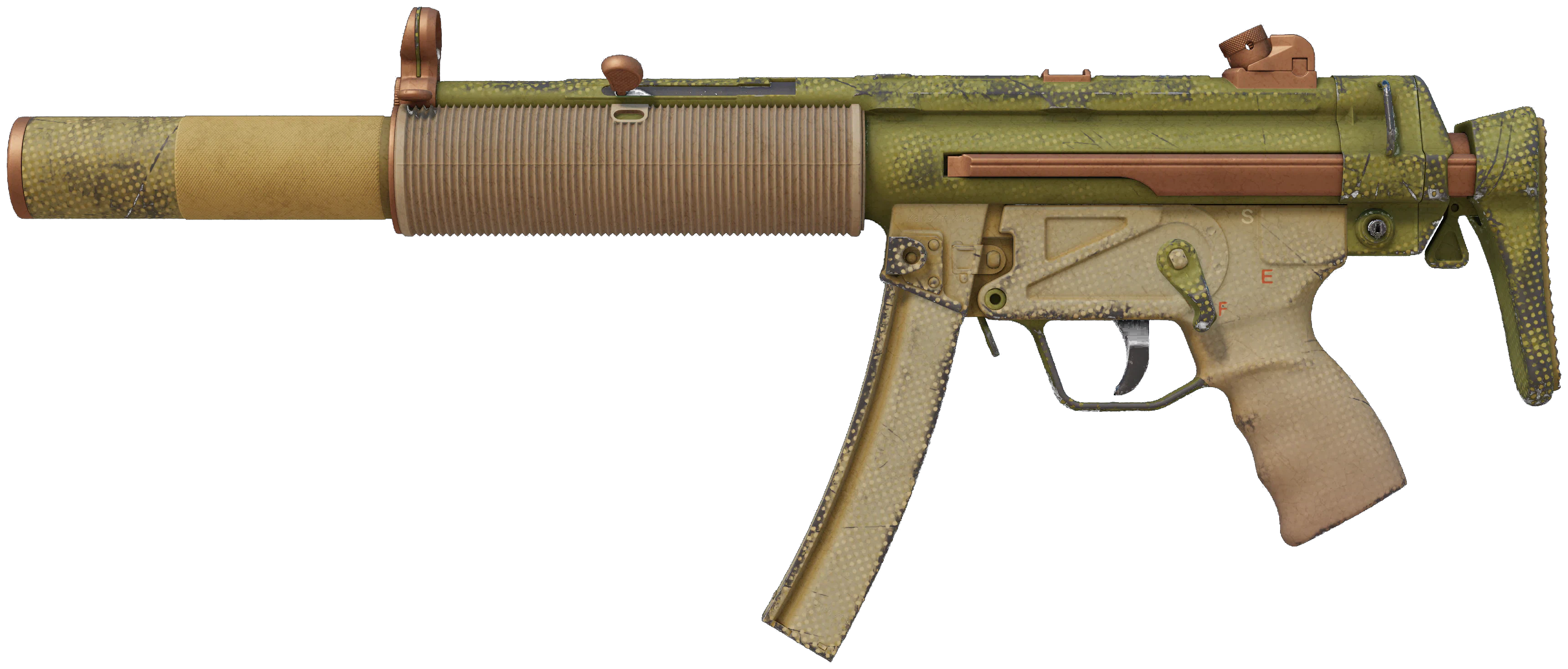 MP5-SD | Savannah Halftone representative Field-Tested wear preview