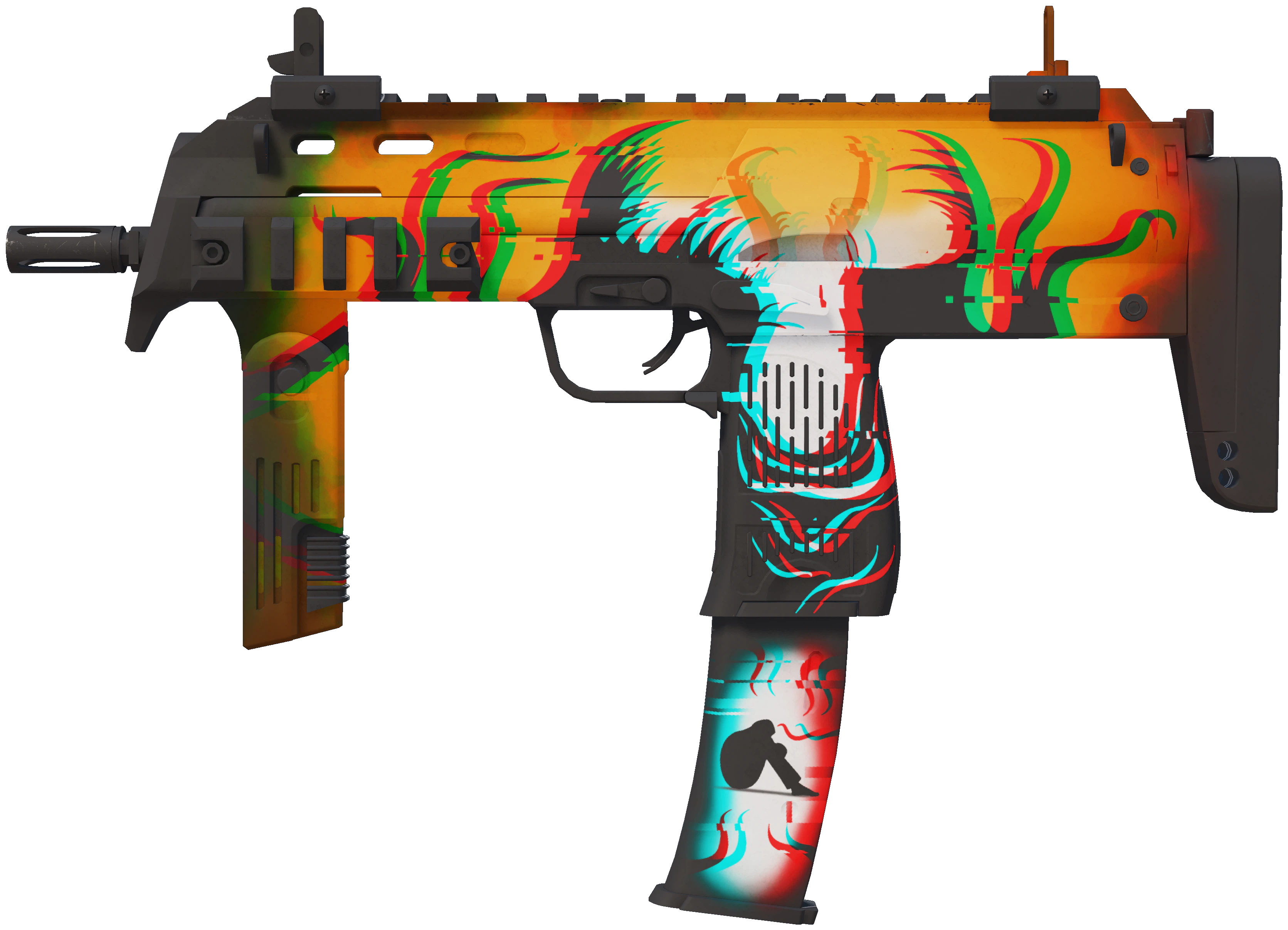 MP7 | Abyssal Apparition representative Minimal Wear wear preview