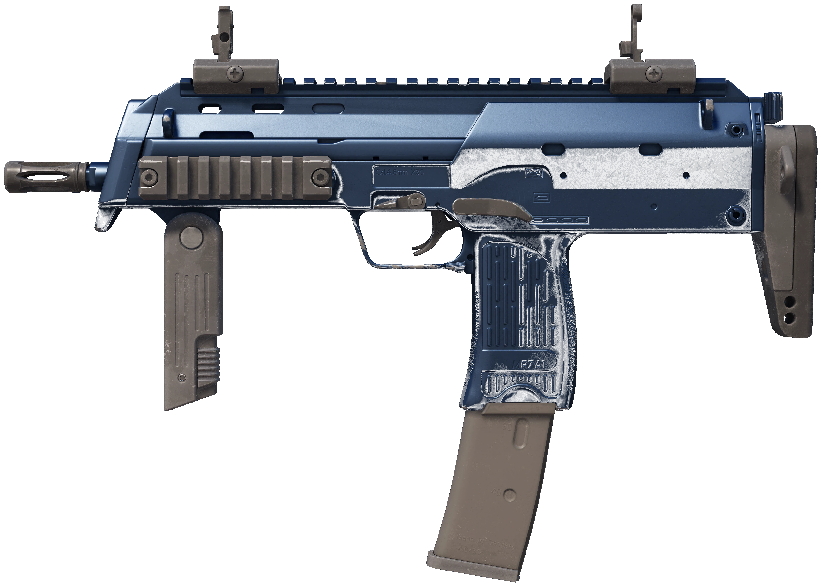 MP7 | Anodized Navy CS2 skin — open high-resolution image